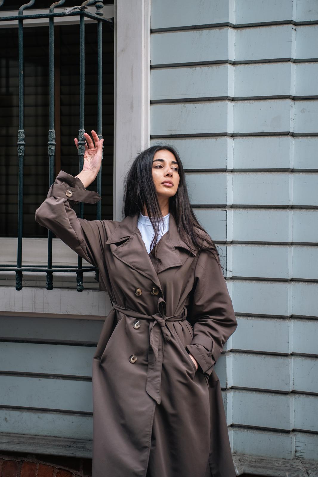 PREMİUM DÜĞME DETAY TRENÇKOT