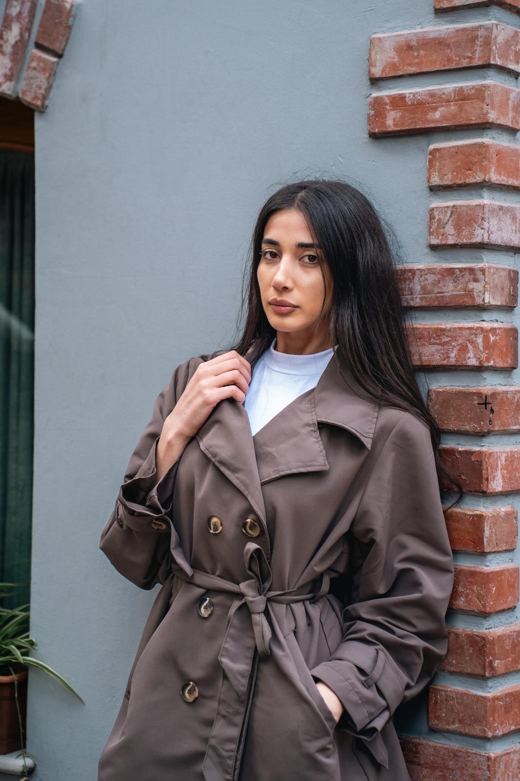 PREMİUM DÜĞME DETAY TRENÇKOT