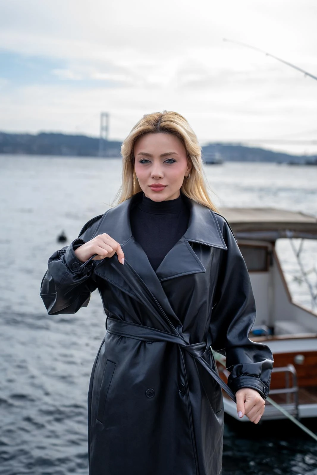 PREMİUM DERİ TRENÇ