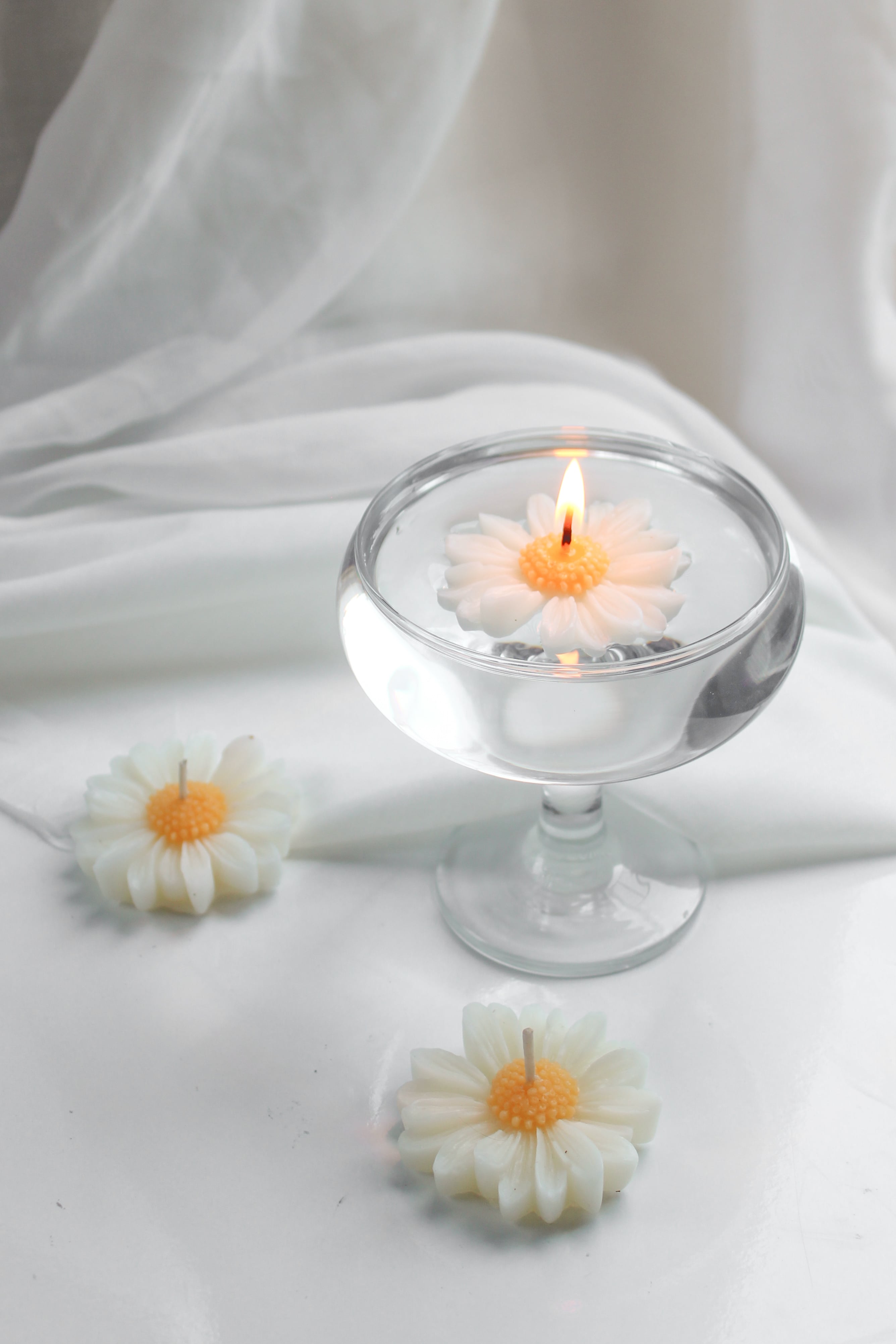 Suda yüzen paptyalar (tealight)