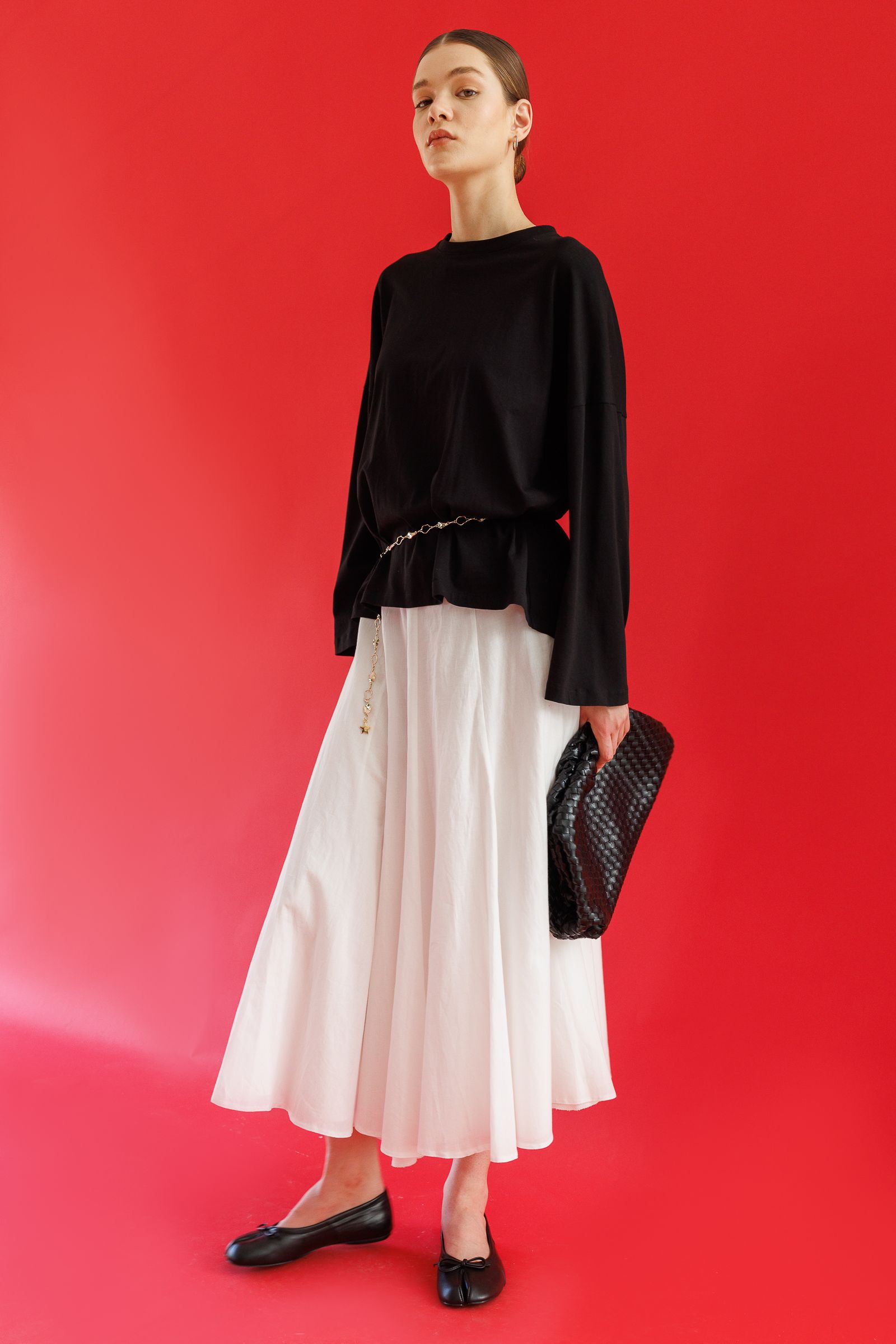 OVERSIZE PAMUK TSHIRT SİYAH 