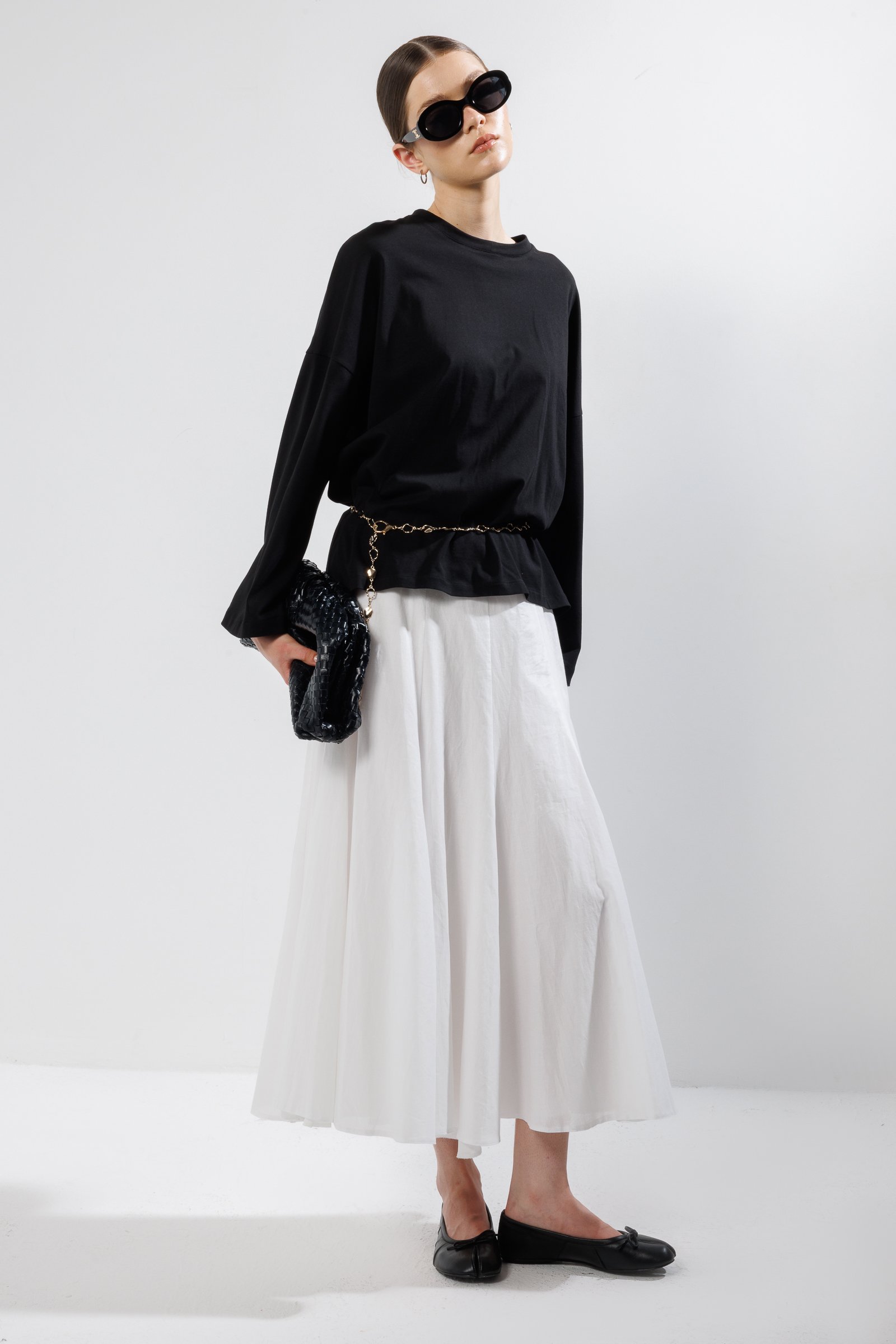 OVERSIZE PAMUK TSHIRT SİYAH 