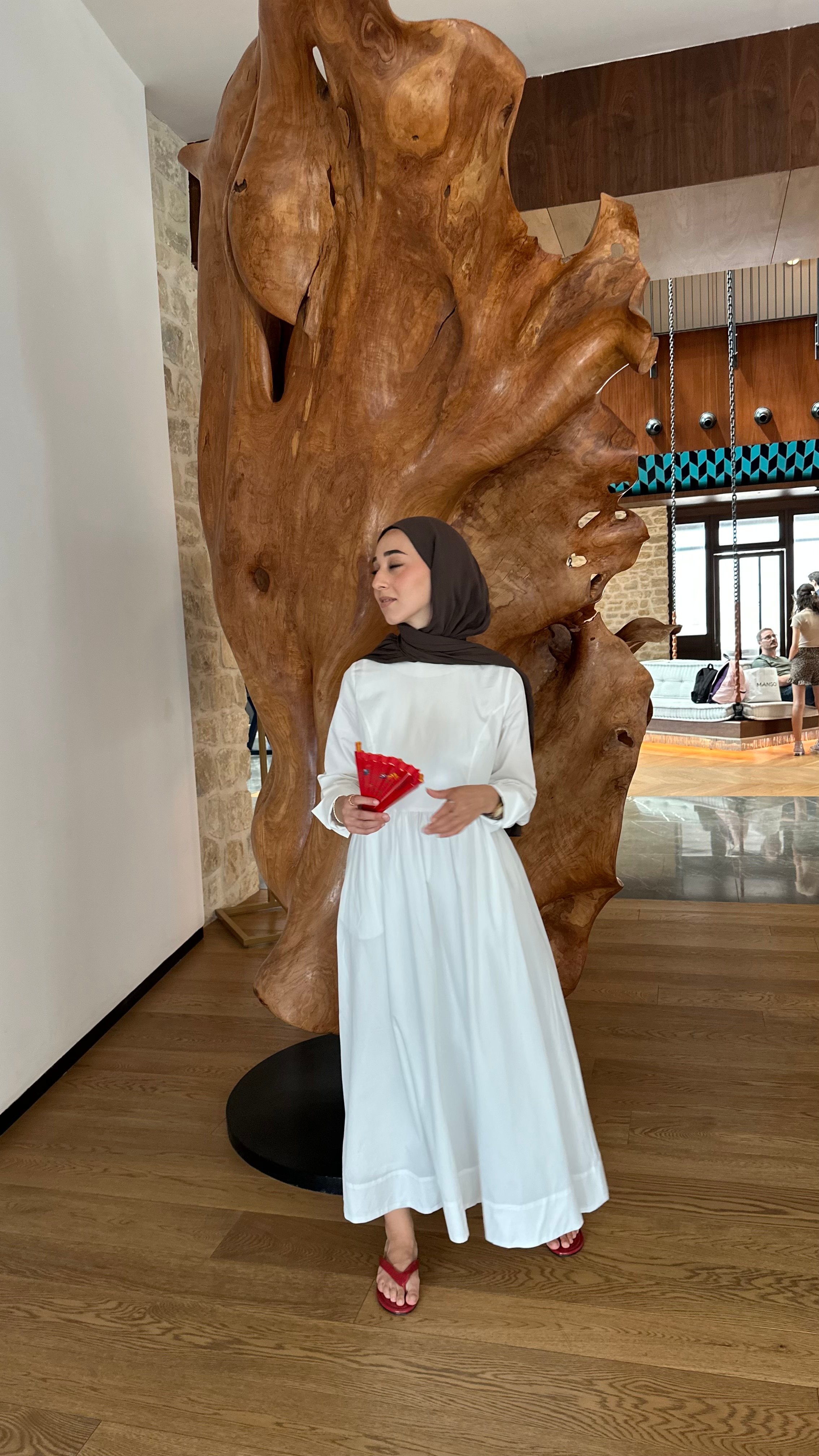 VIOLET BEYAZ PAMUK ELBİSE (ön sipariştir)