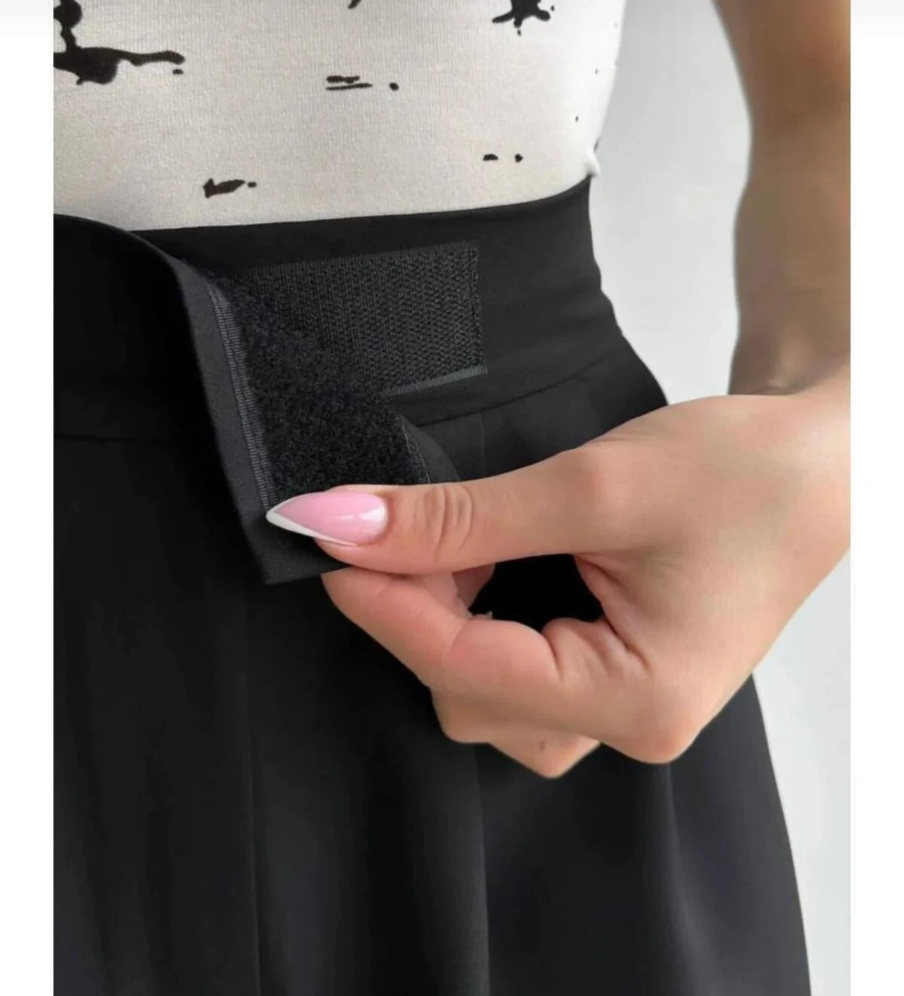 Yüksek Bel Cırtlı Palazzo Pantolon