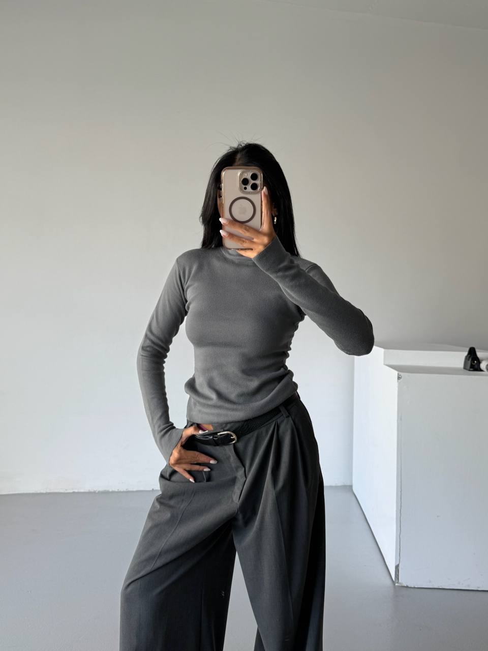 Balıkçı Yaka Triko Bluz