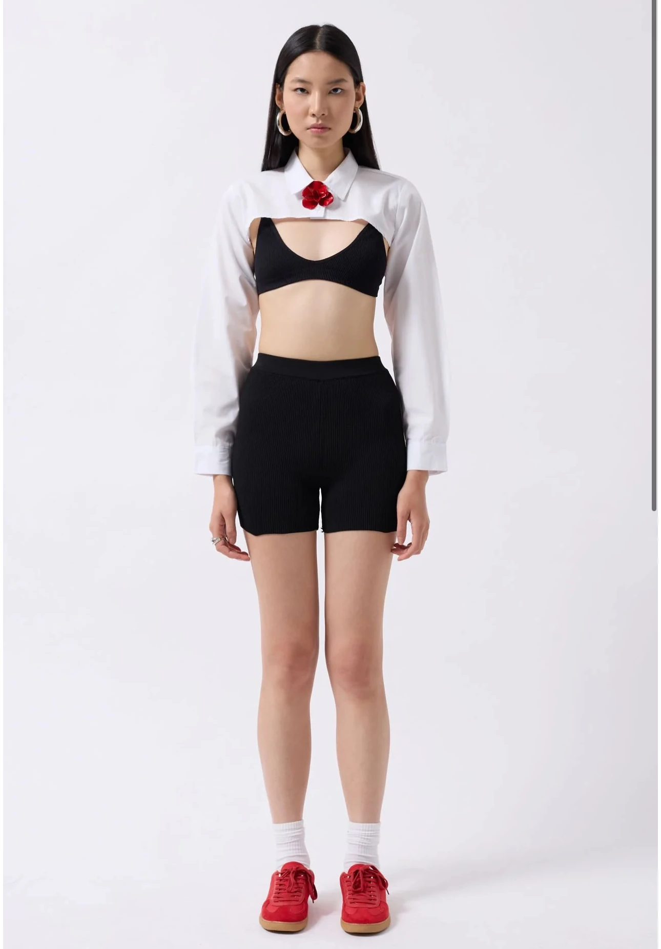  Bisikletçi Şort - Siyah