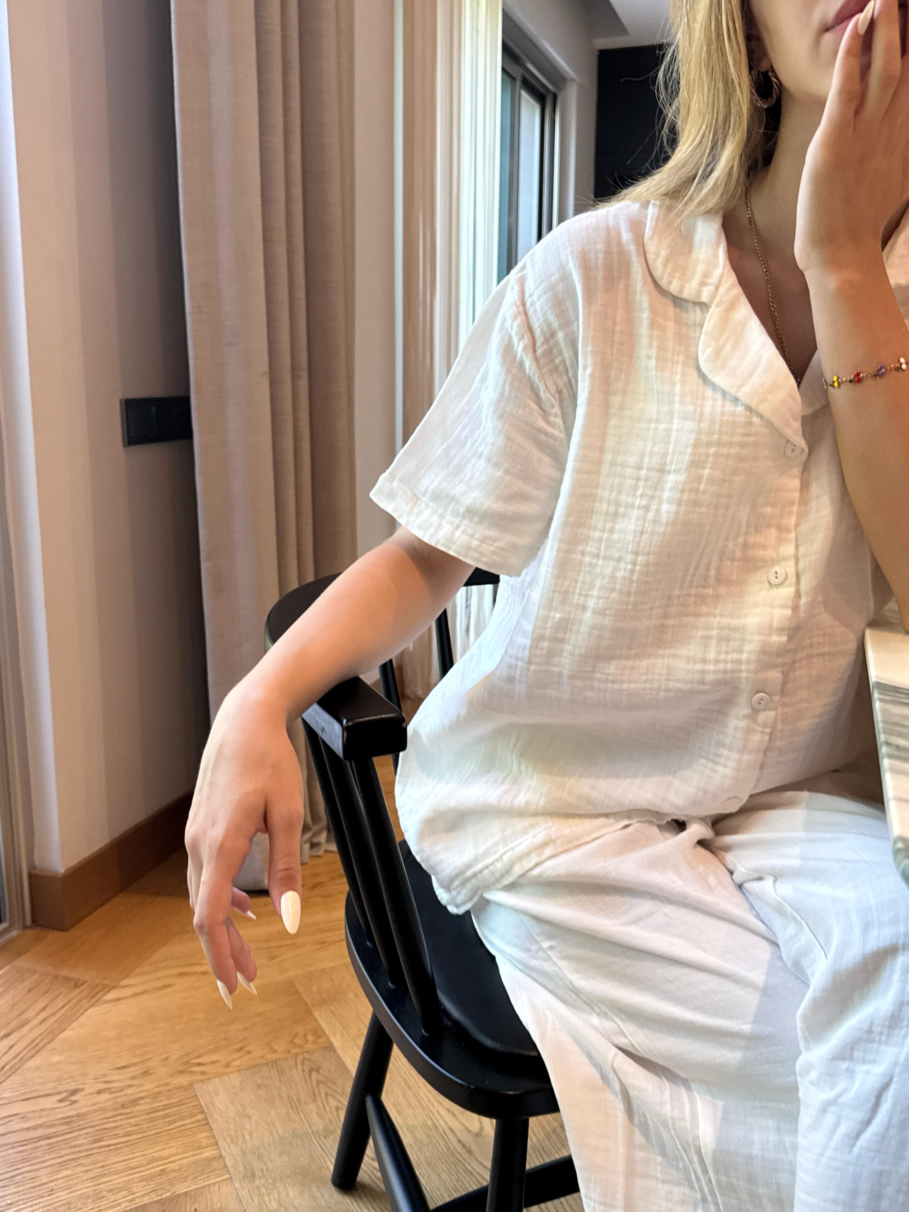 Collection Epurée Kadın Kısa Kollu Gömlek