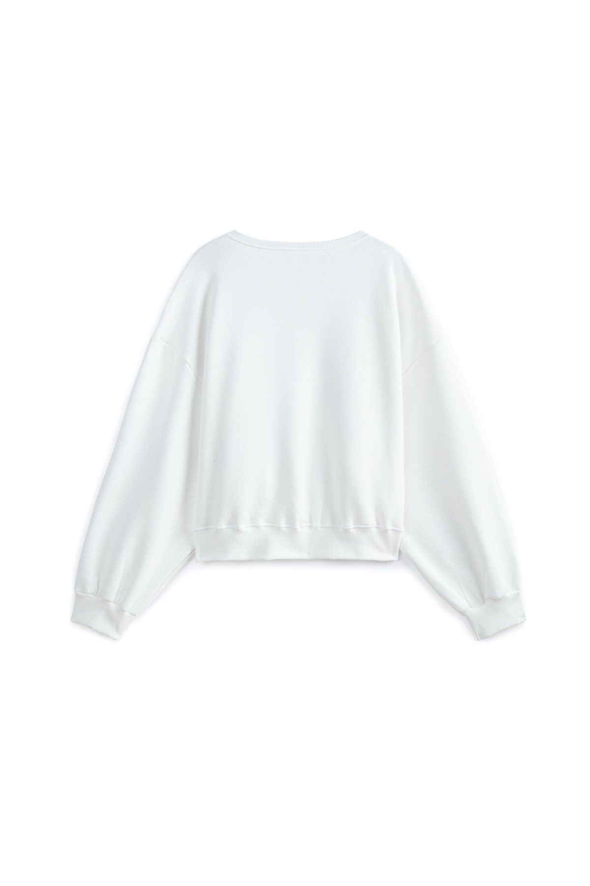 COTTON  BASIC SWEATSHIRT