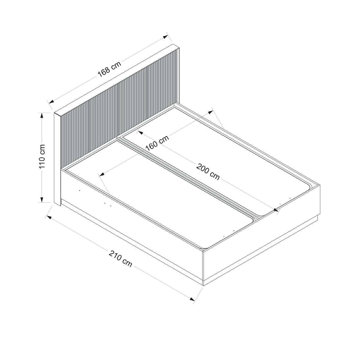 KALE LUXE Bed base 