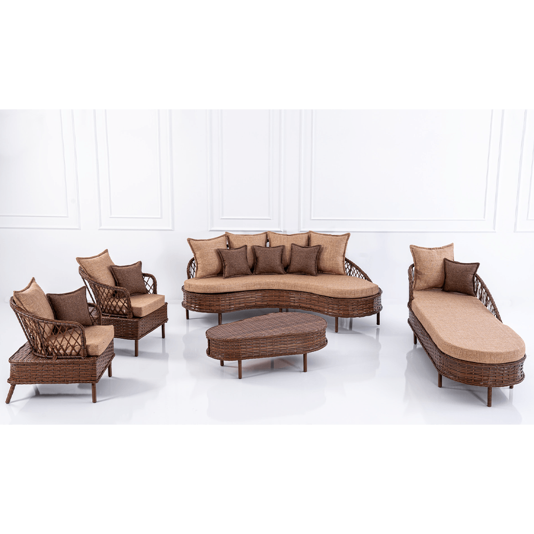 HABA Rattan Garden Lounge Set | Stylish Outdoor & Indoor Comfort