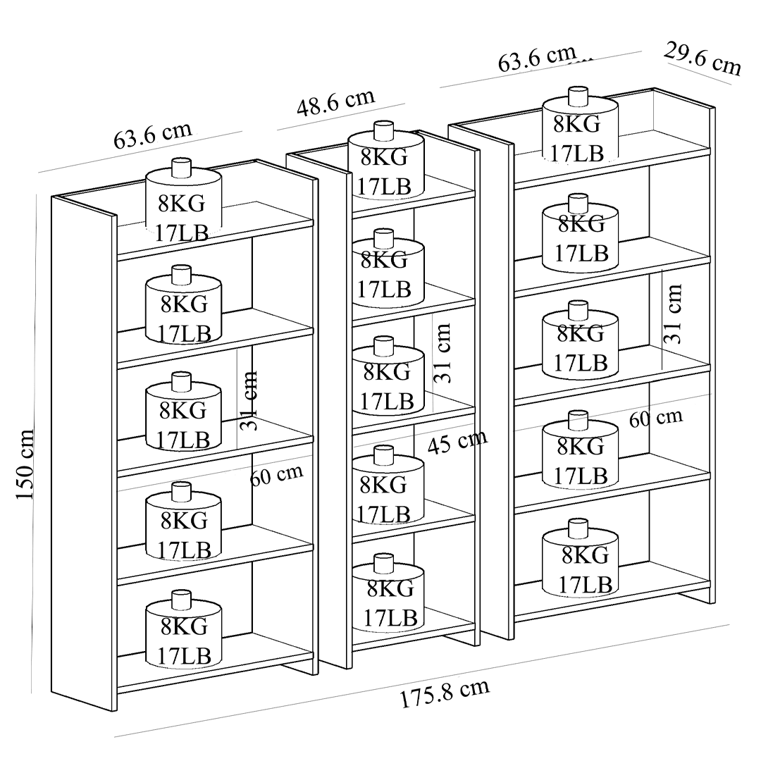 AMY Bookcase