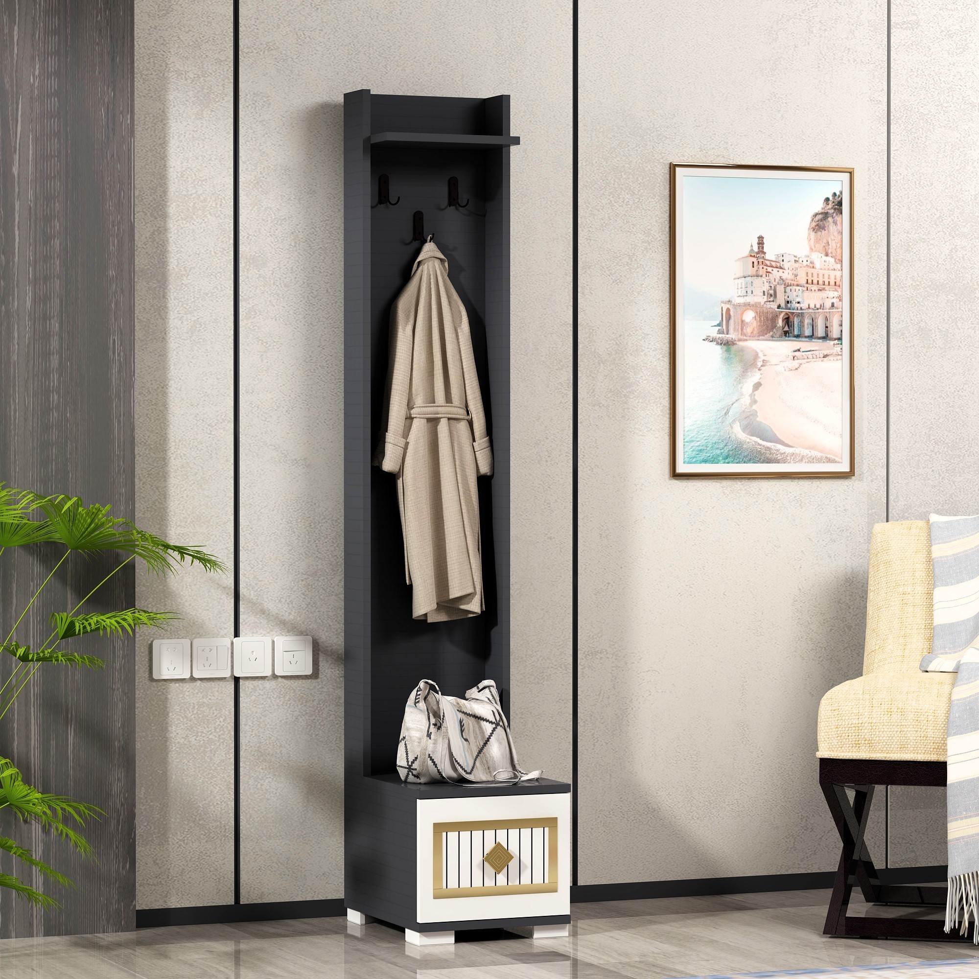 NORA Hallway Coat Rack 