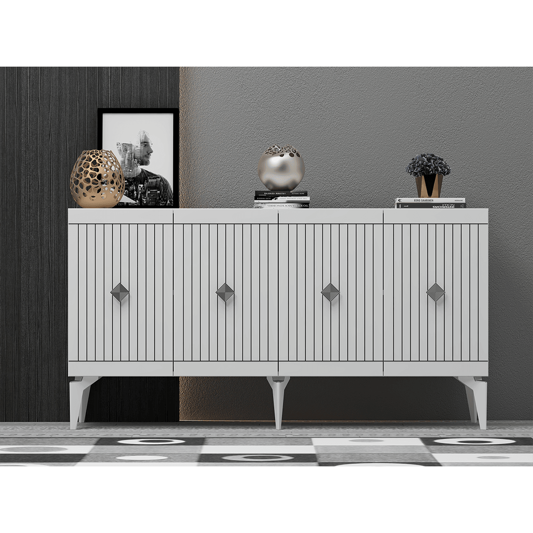 MIDAS Cabinet - Silver-White