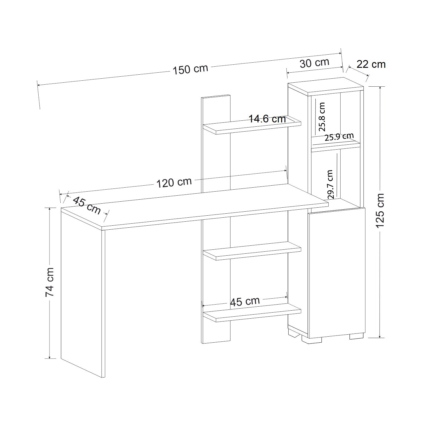 LOREN Office Desk