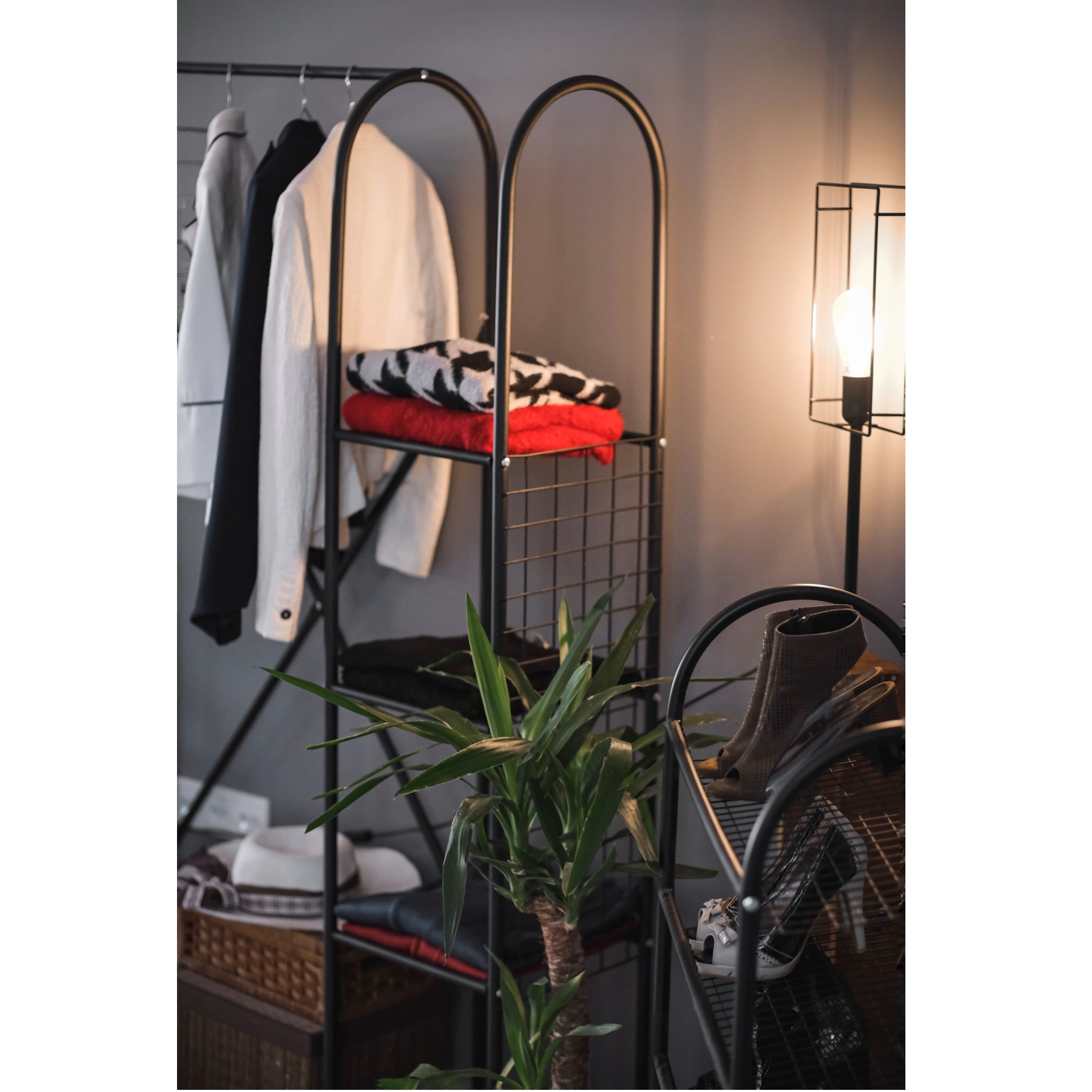 PT538 ELİT 5 METAL HANGER RACK WITH 5 SHELVES