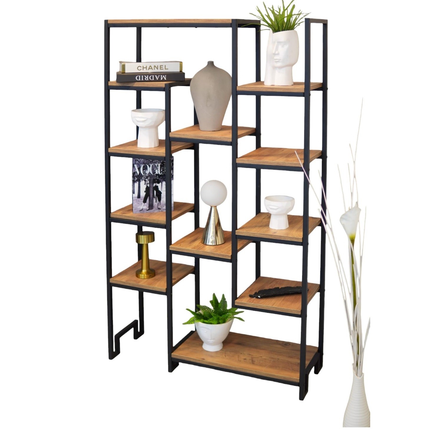 PT536 LUXURY BOKKSHELF WITH 12 SHELVES