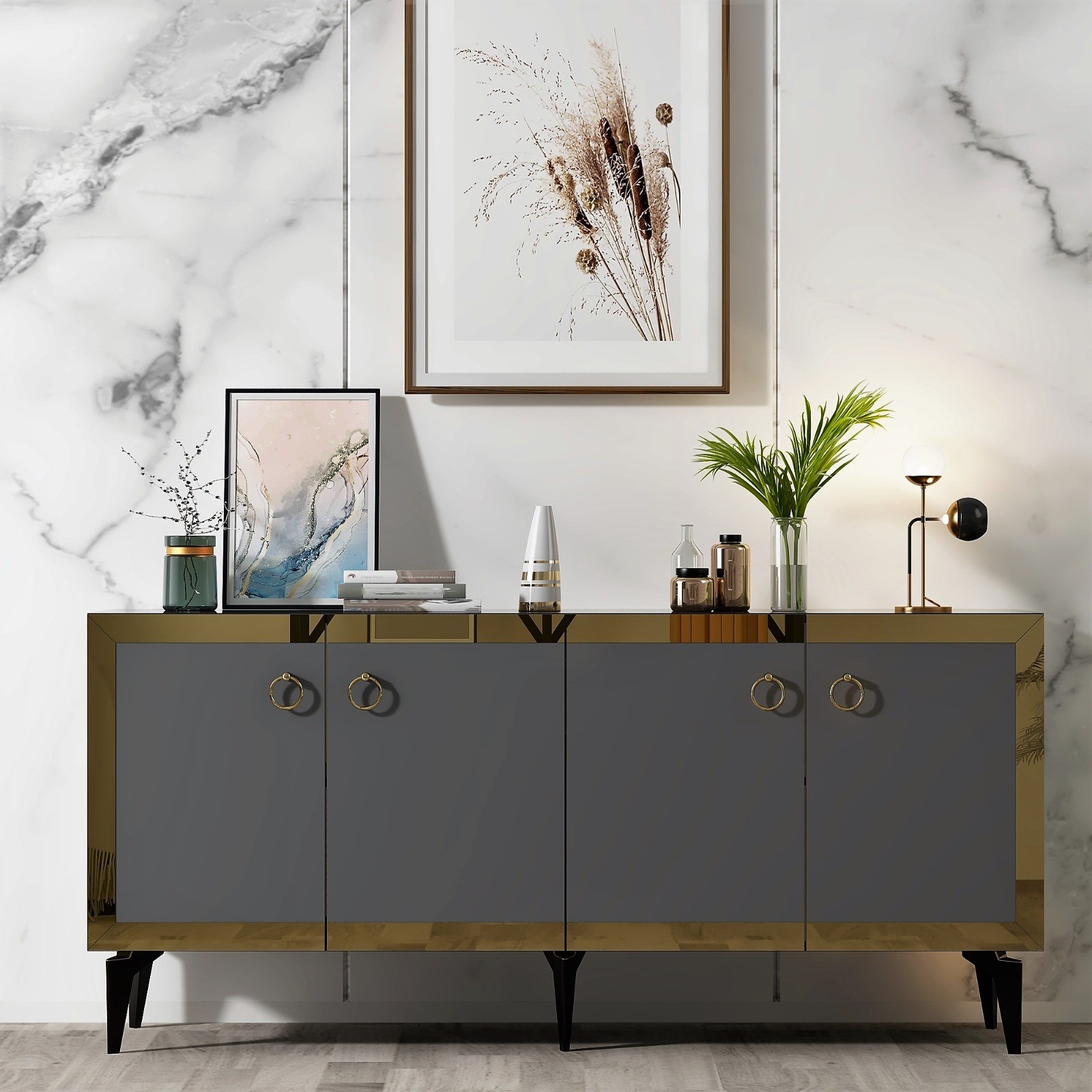 Gold-Anthracite