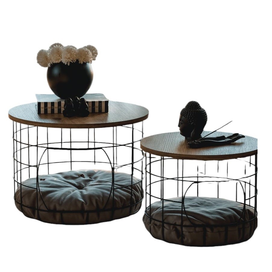 PT531 2 PIECES CAT NEST BASKET COFFEE TABLE