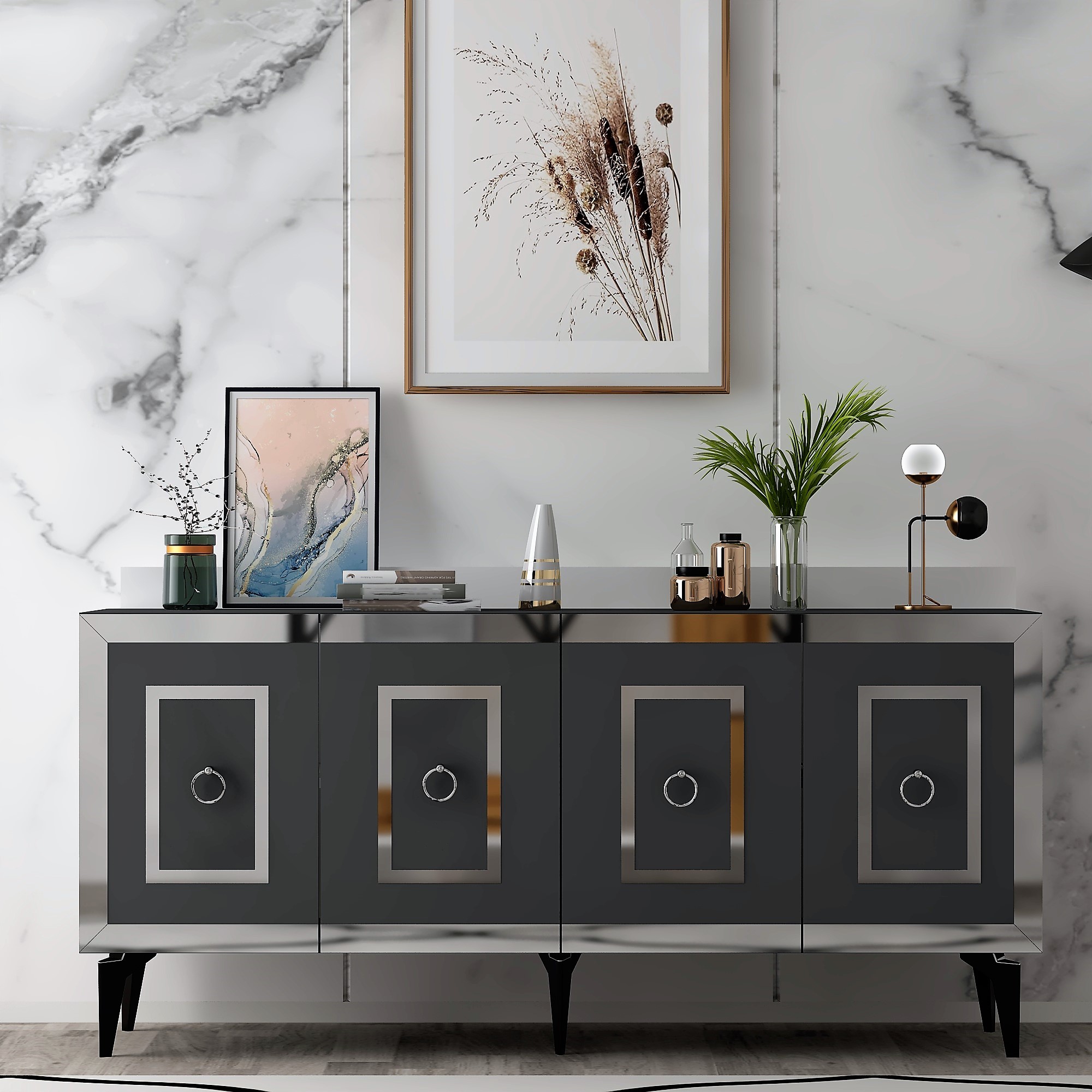 Silver-Anthracite