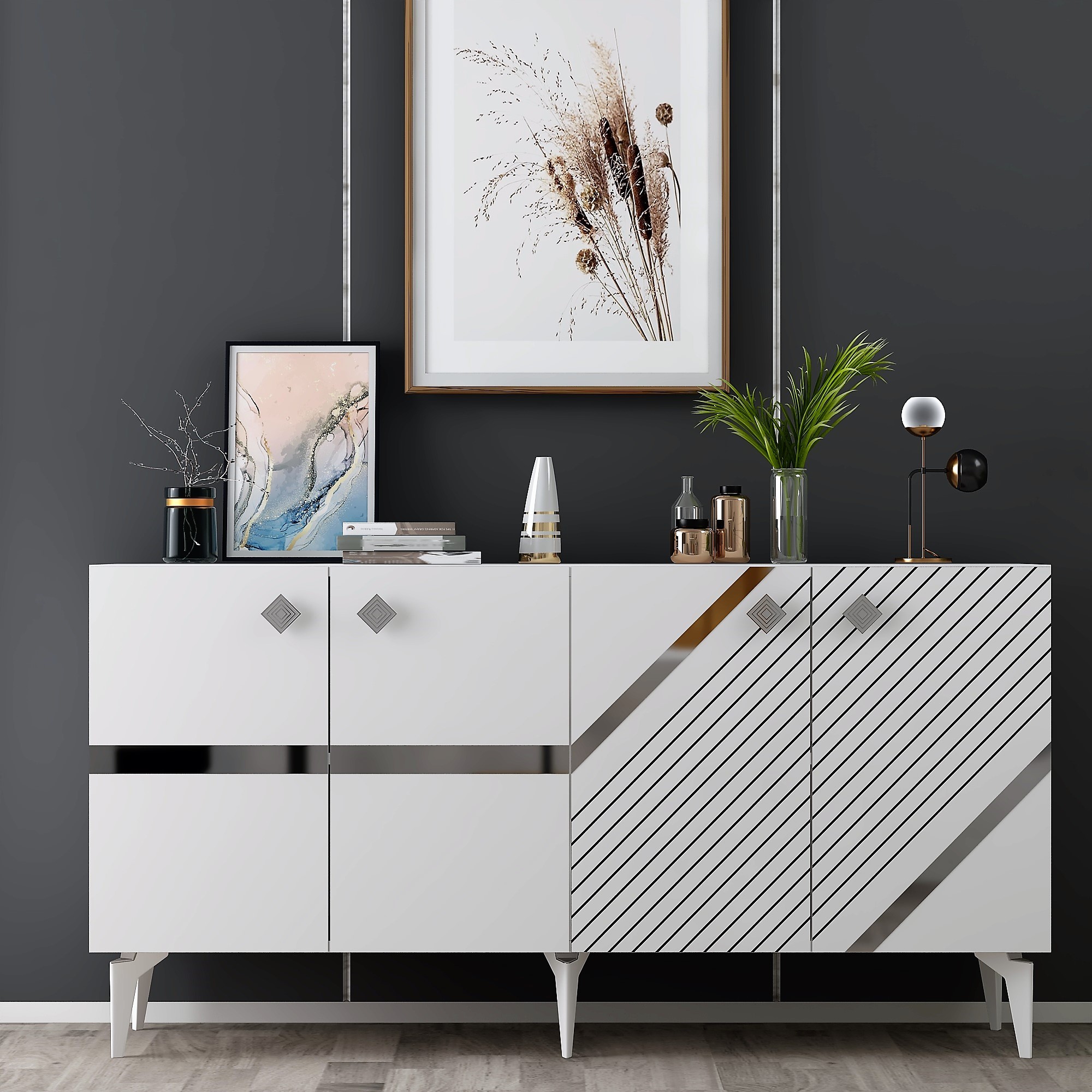 Silver-White