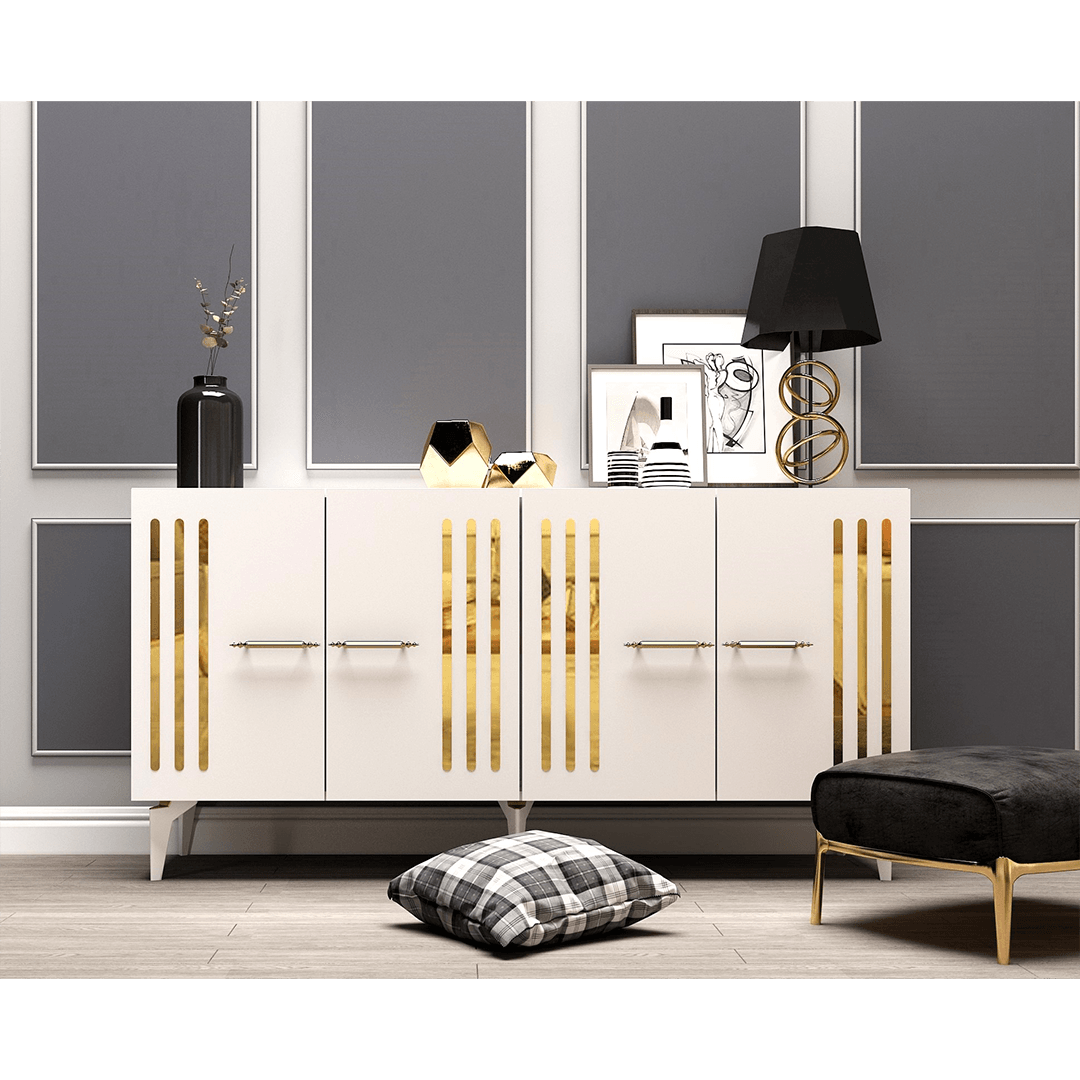 Gold-White