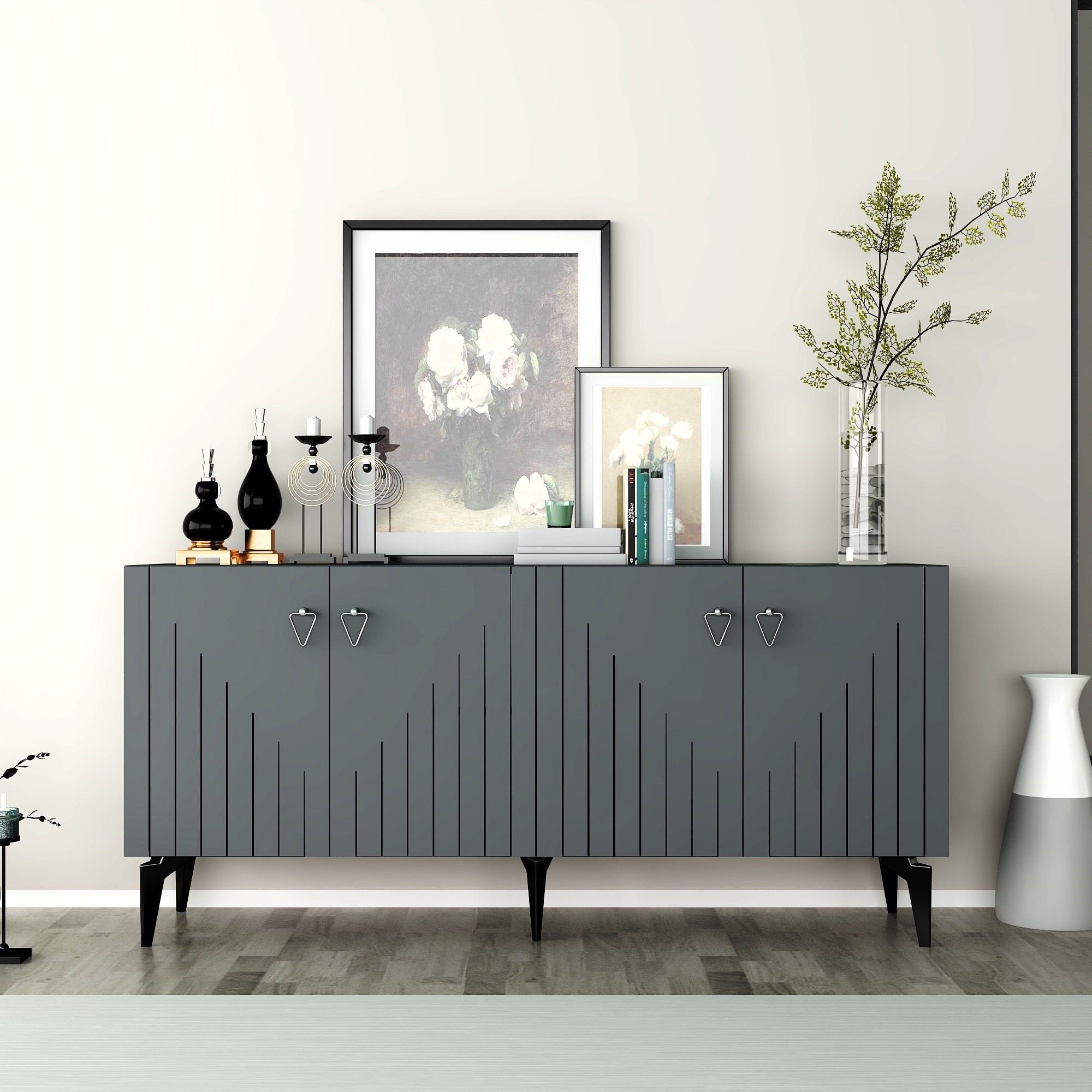 Silver-Anthracite