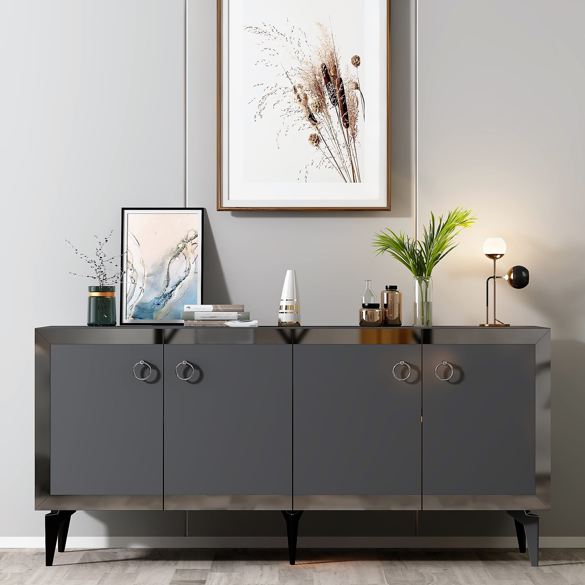 Silver-Anthracite