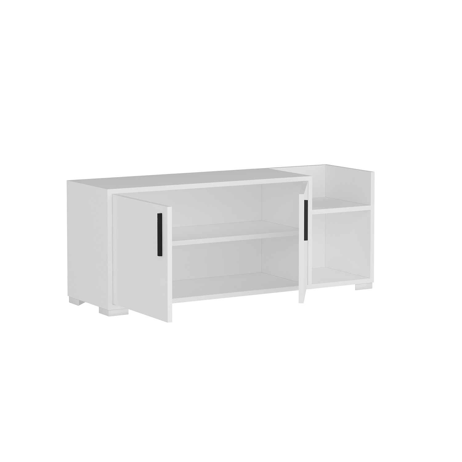 SUNRISE Modern Shoe Cabinet | Compact Storage Unit with Shelves & Doors