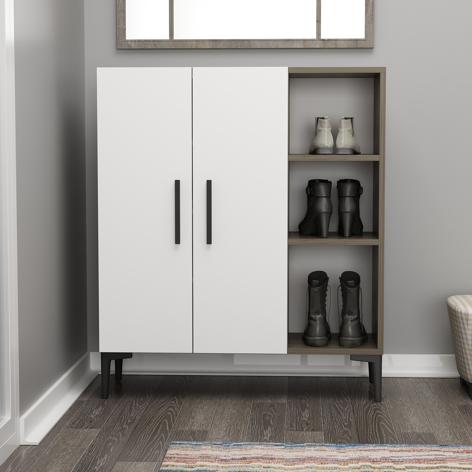Walnut-White