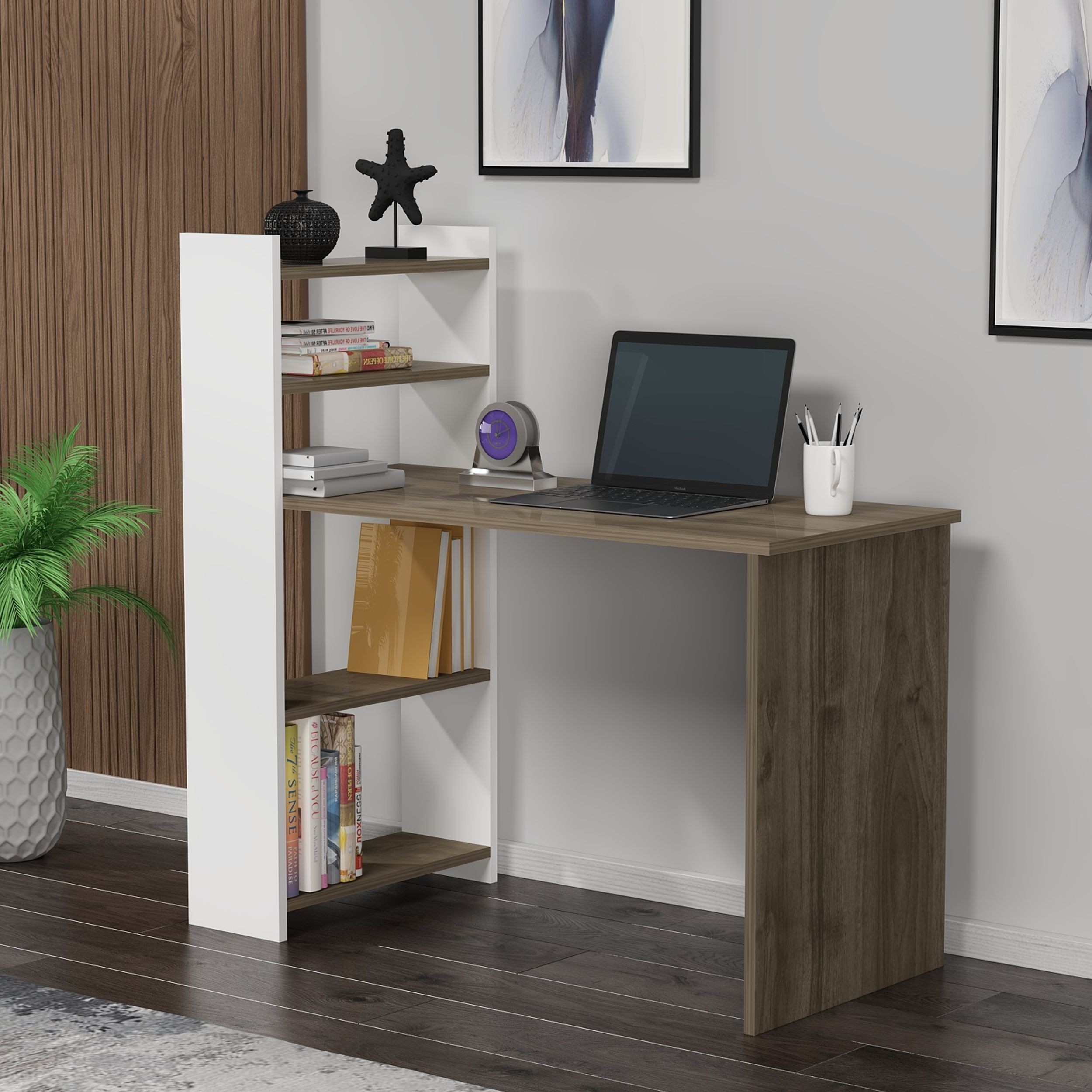 Walnut-White