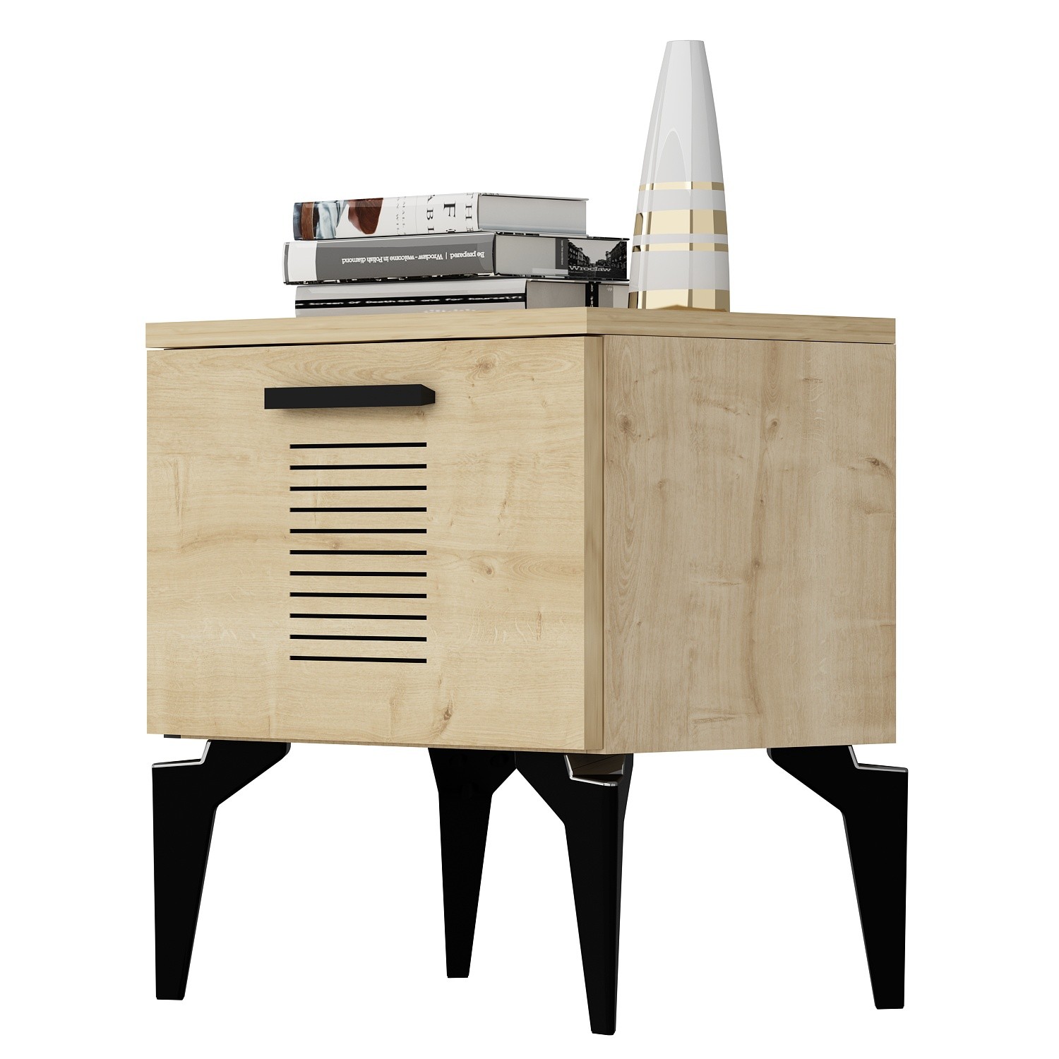 ASIMO Modern Bedside Table | Compact Nightstand for Bedroom