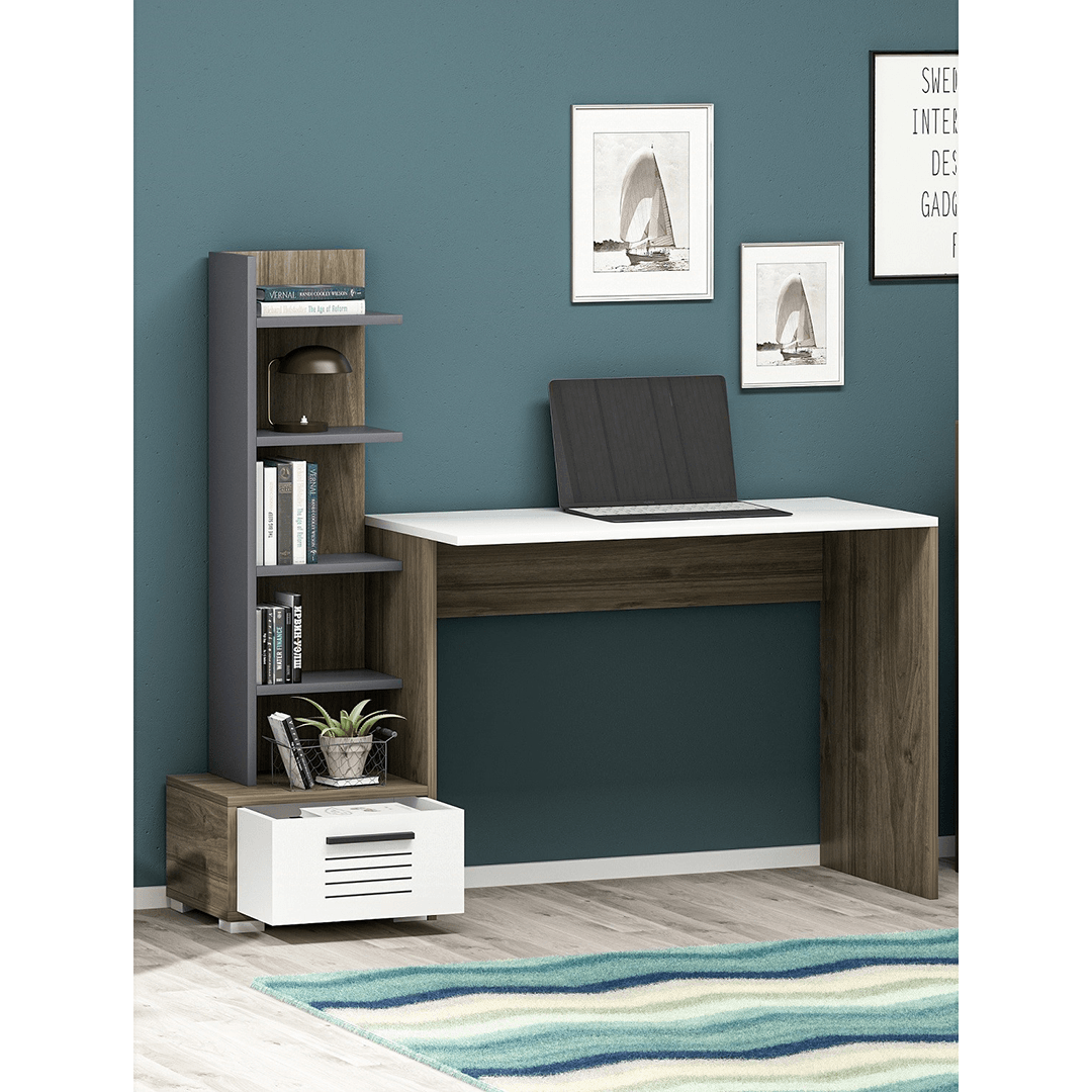 Walnut-White-Anthracite