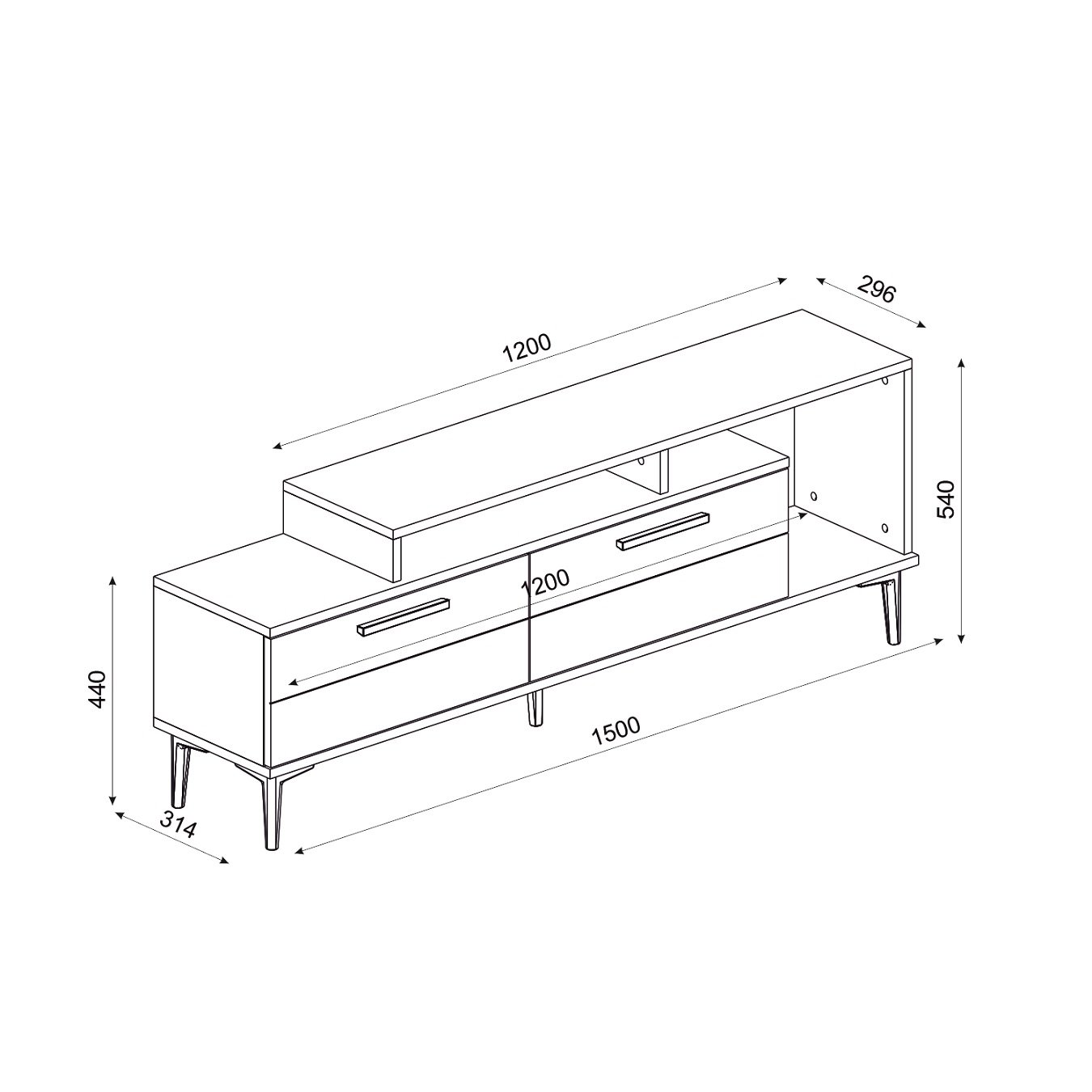 NIVA TV Unit