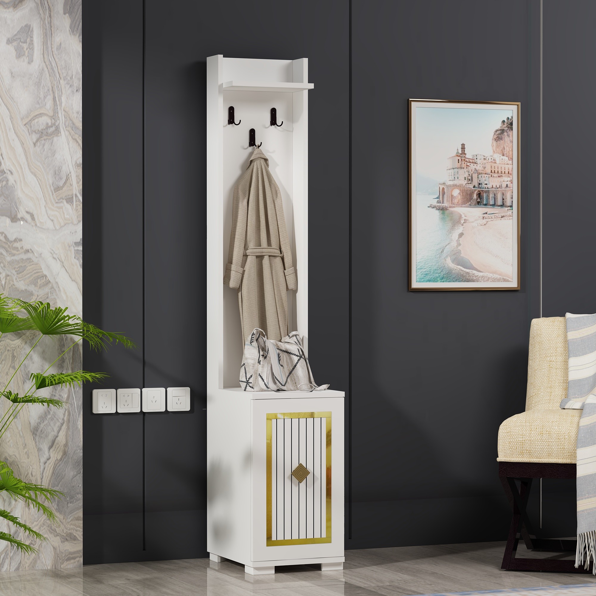 NORA Hallway Coat Rack 