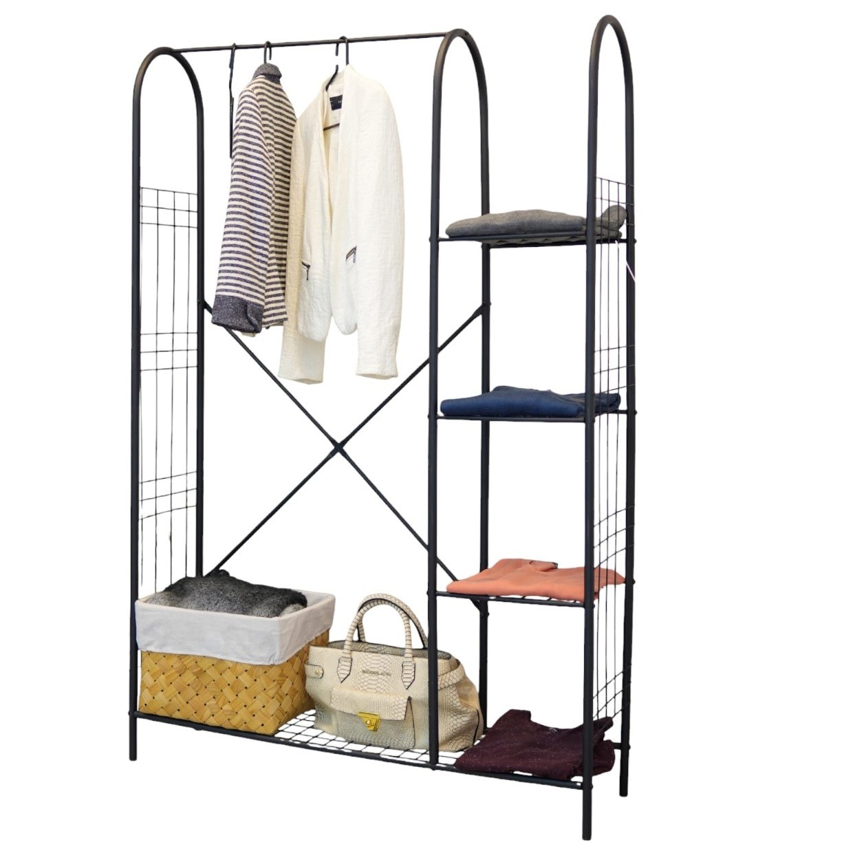 PT538 ELİT 5 METAL HANGER RACK WITH 5 SHELVES