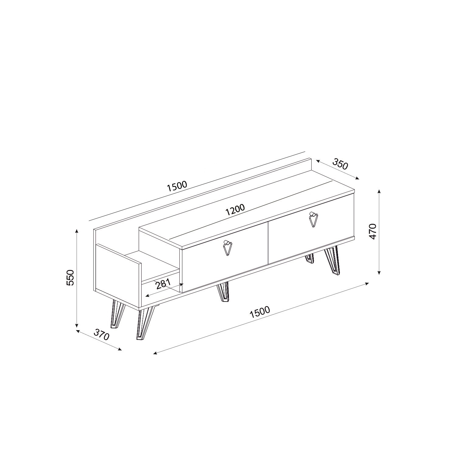 MIYA-MAYA TV Stand 