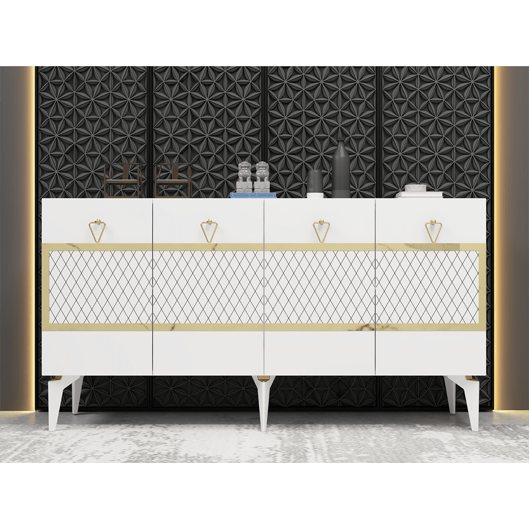 Gold-White