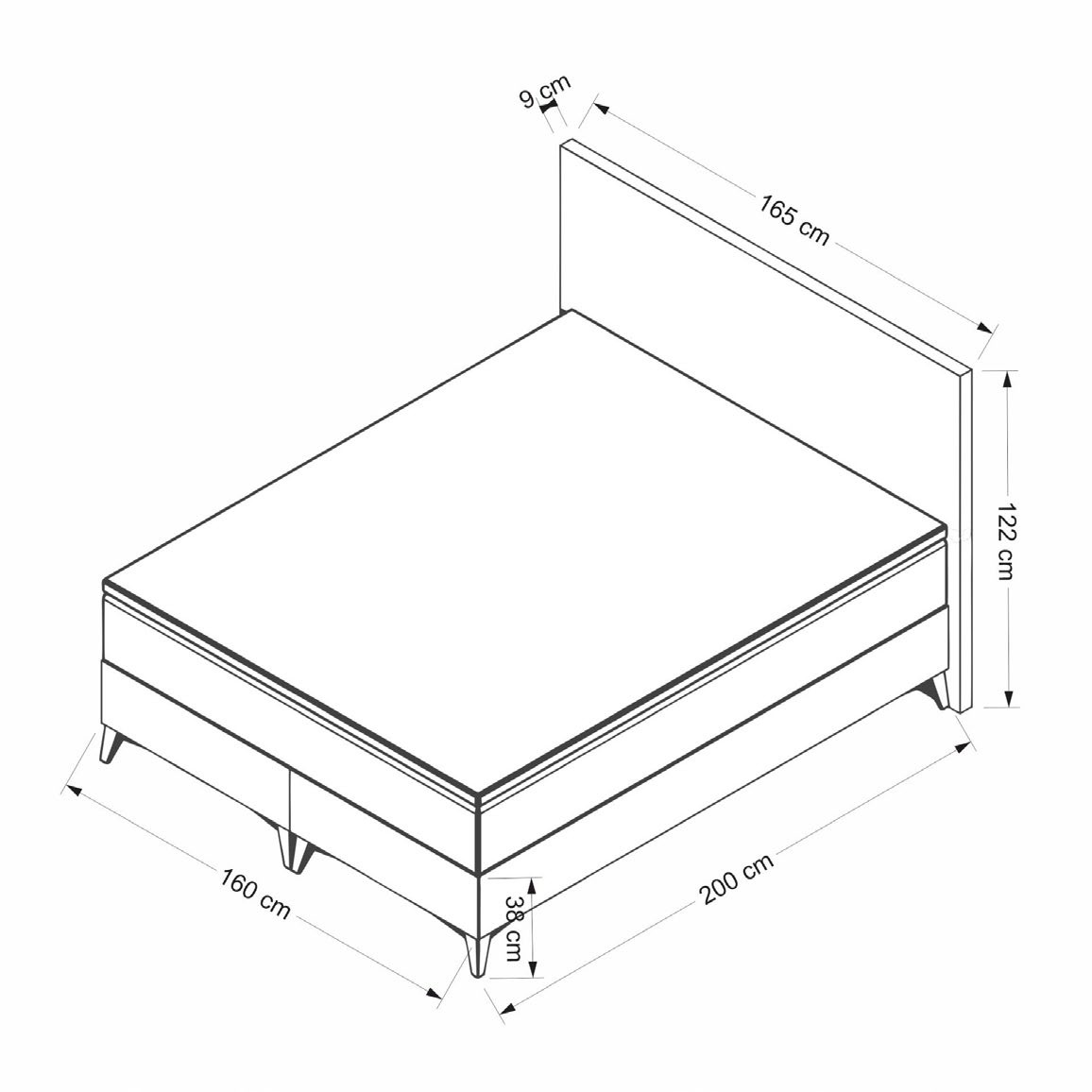 AMOUR Bed Base