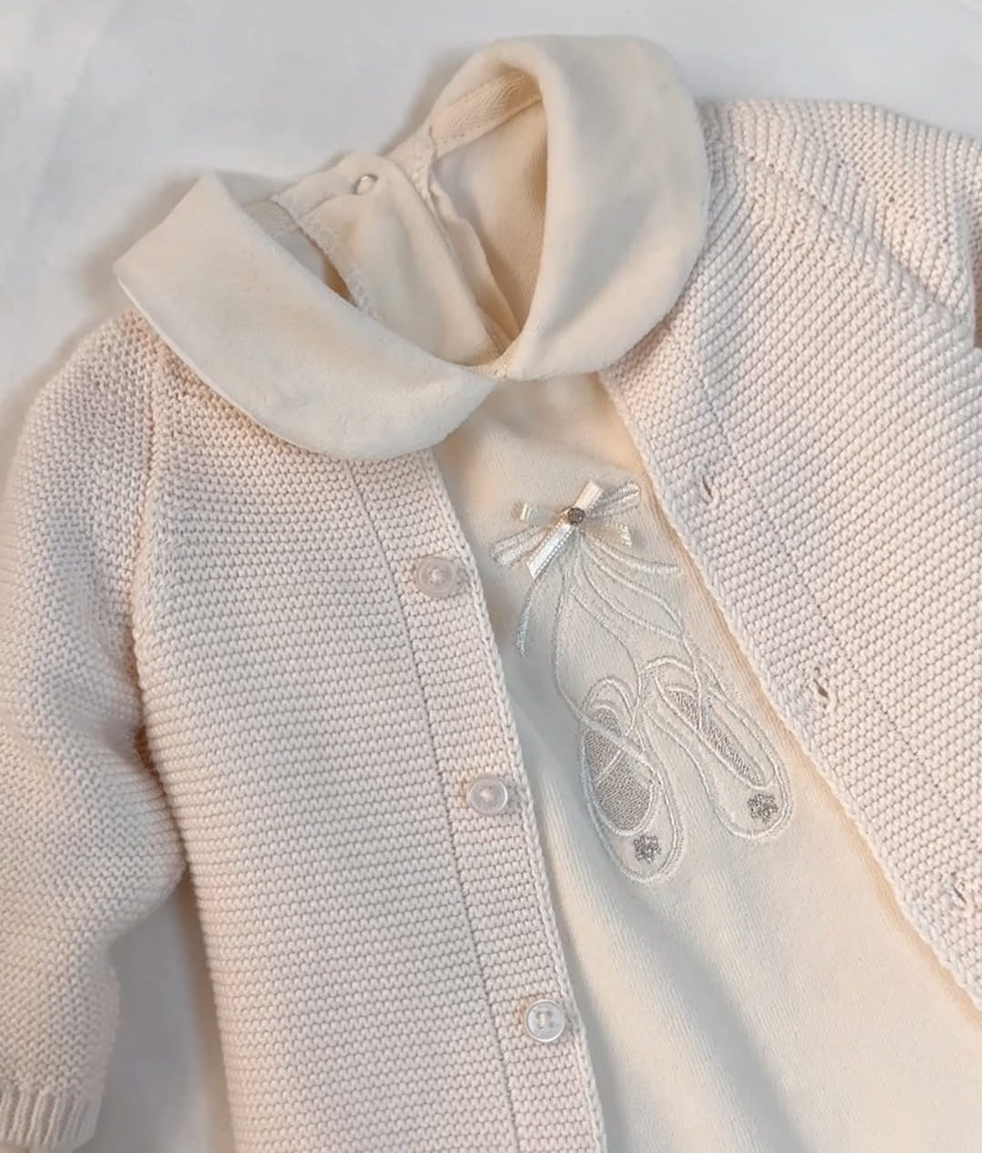 Kız Bebek Hırka-Tulum Takım