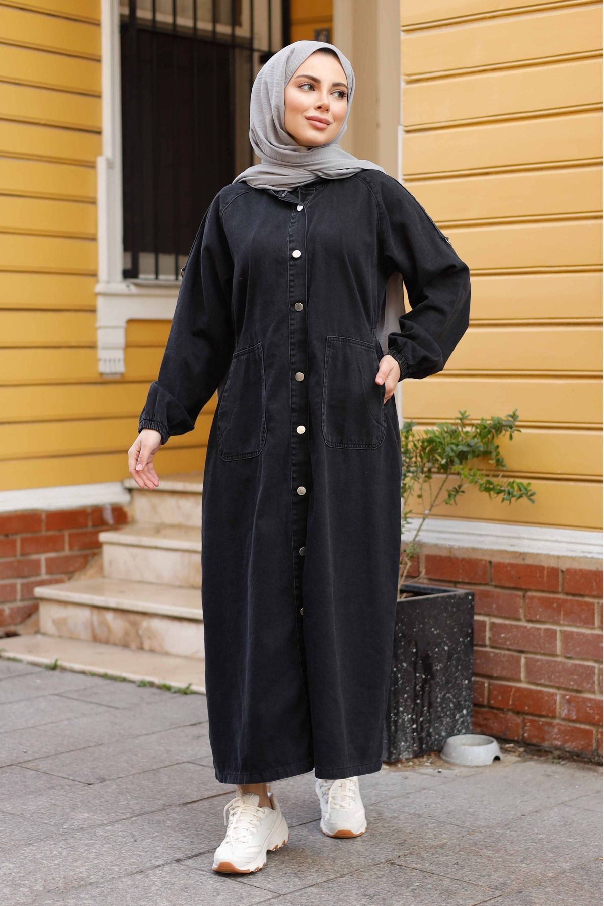 Kadın Beli Büzgü Detaylı Denim Kot Kap