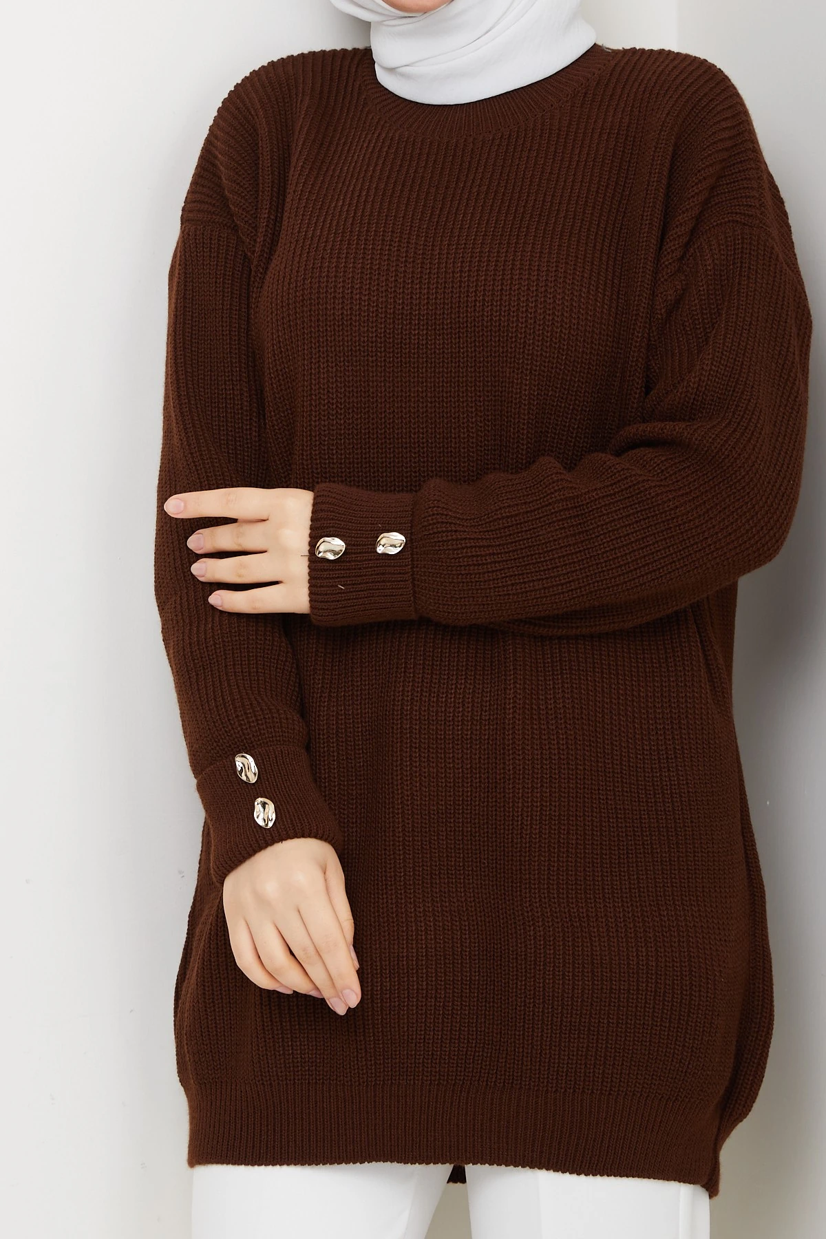 Kadın Kolu Taşlı Tunik