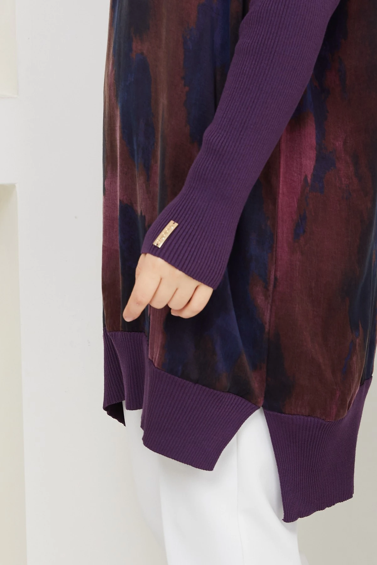 Kadın İpek Kupra Merserize Triko Tunik