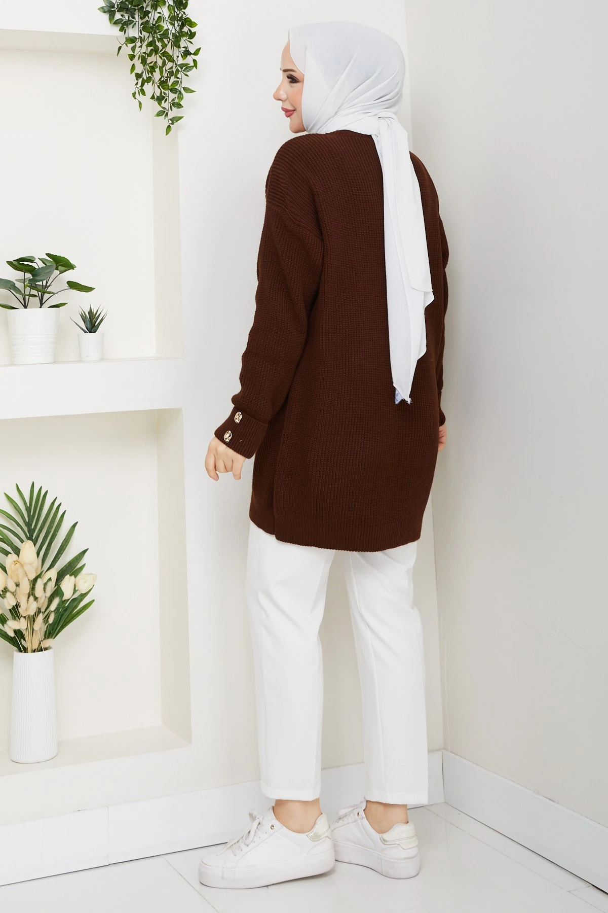 Kadın Kolu Taşlı Tunik