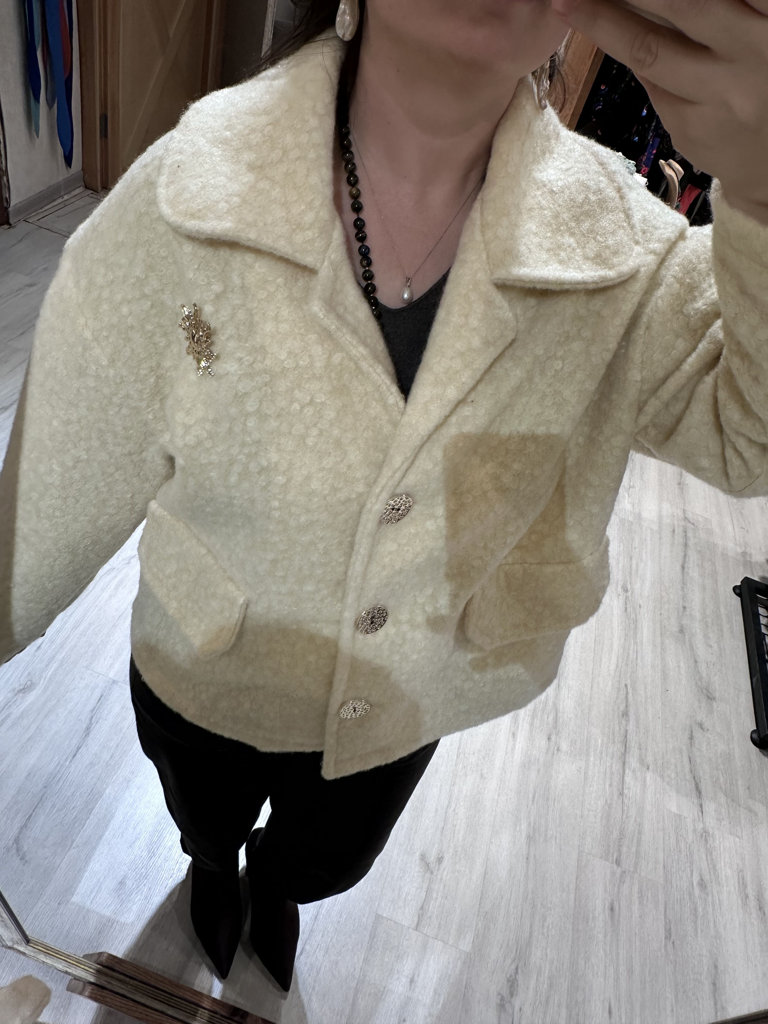 Güneş Broşlu Metal Düğmeli SN881