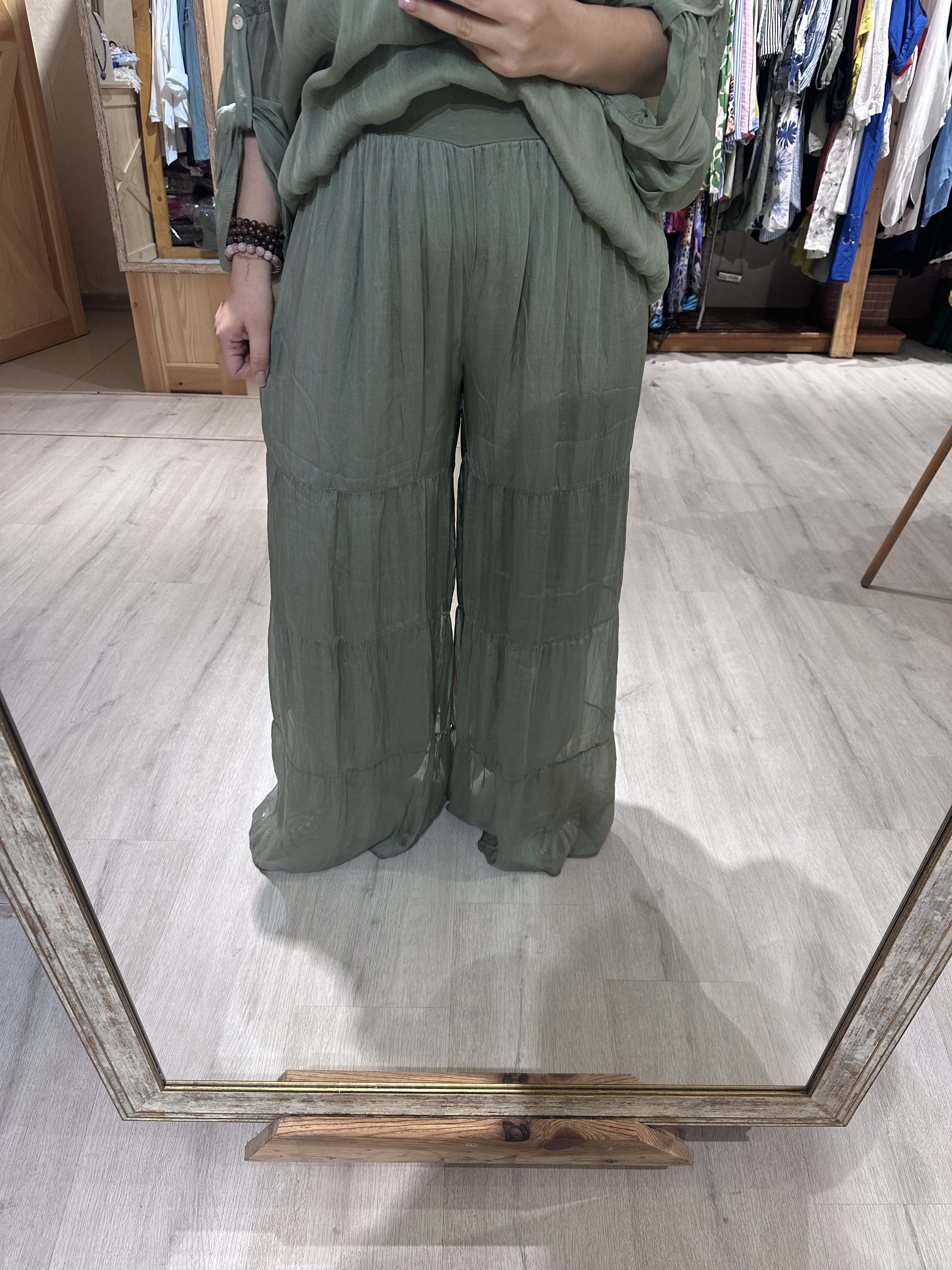 Kat Kat İpek Pantolon 539-1 - Haki