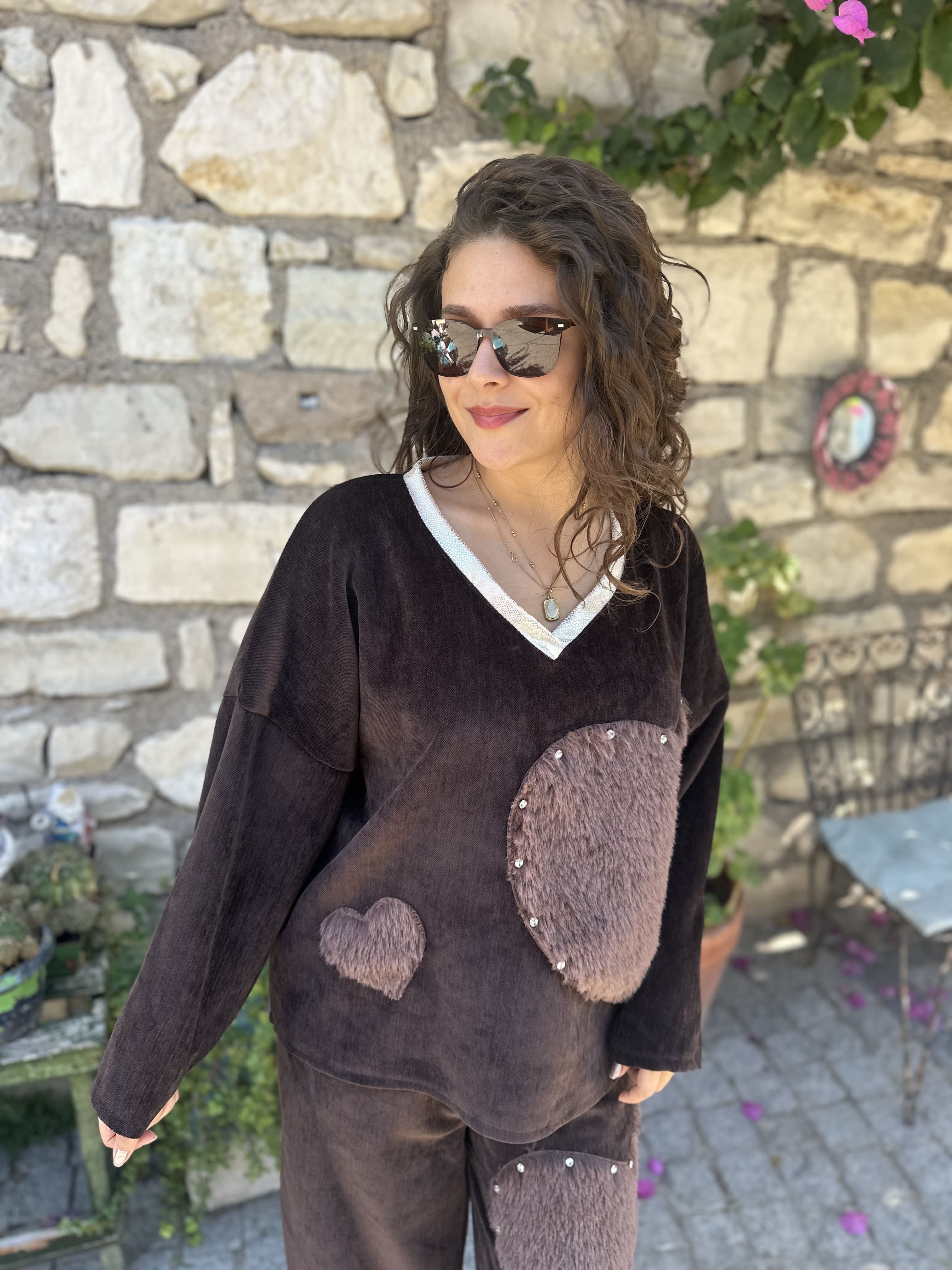 İtalyan Yumoş Takım 44640 - Kahve