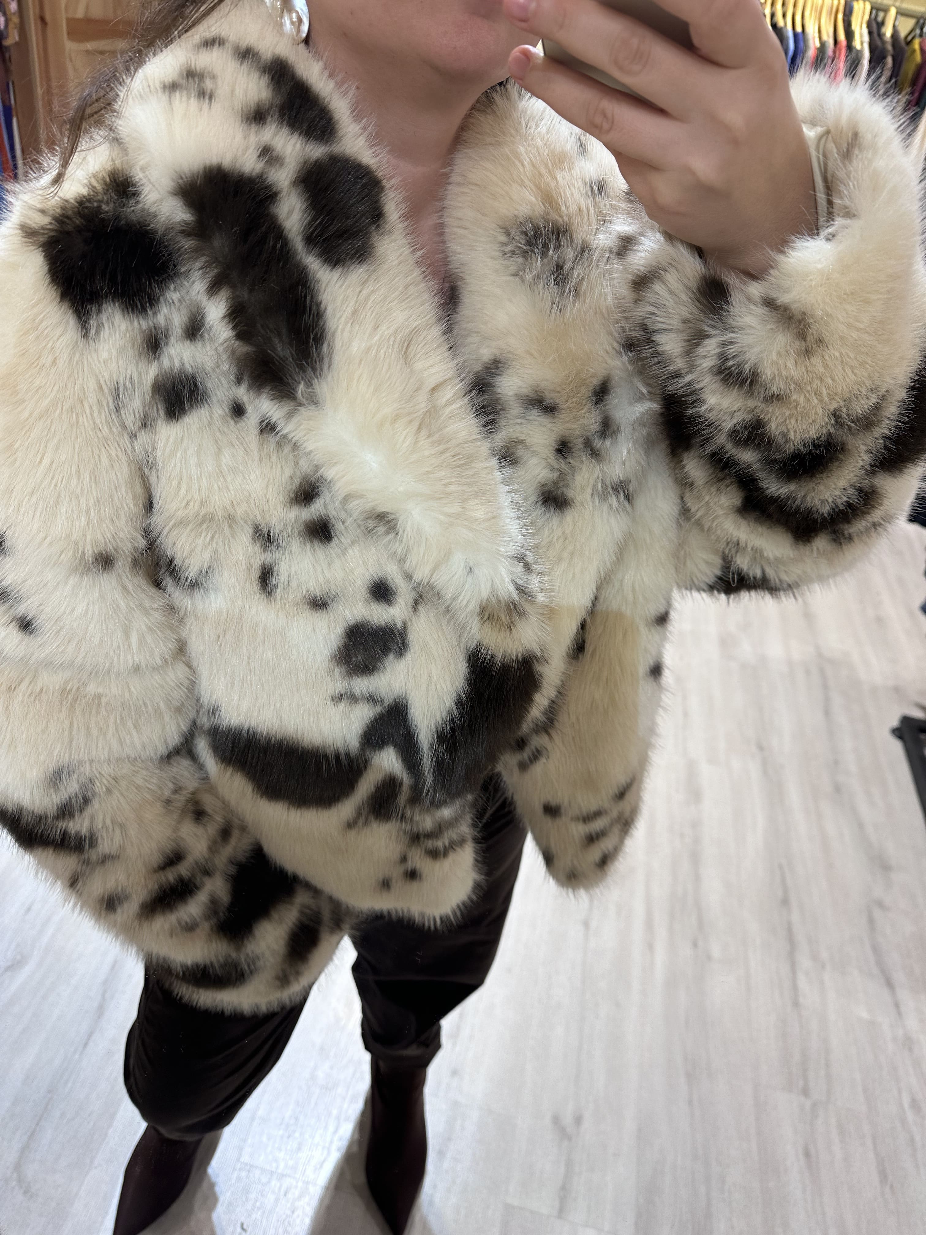 Rodeo Desen Kürklü Kaban A35