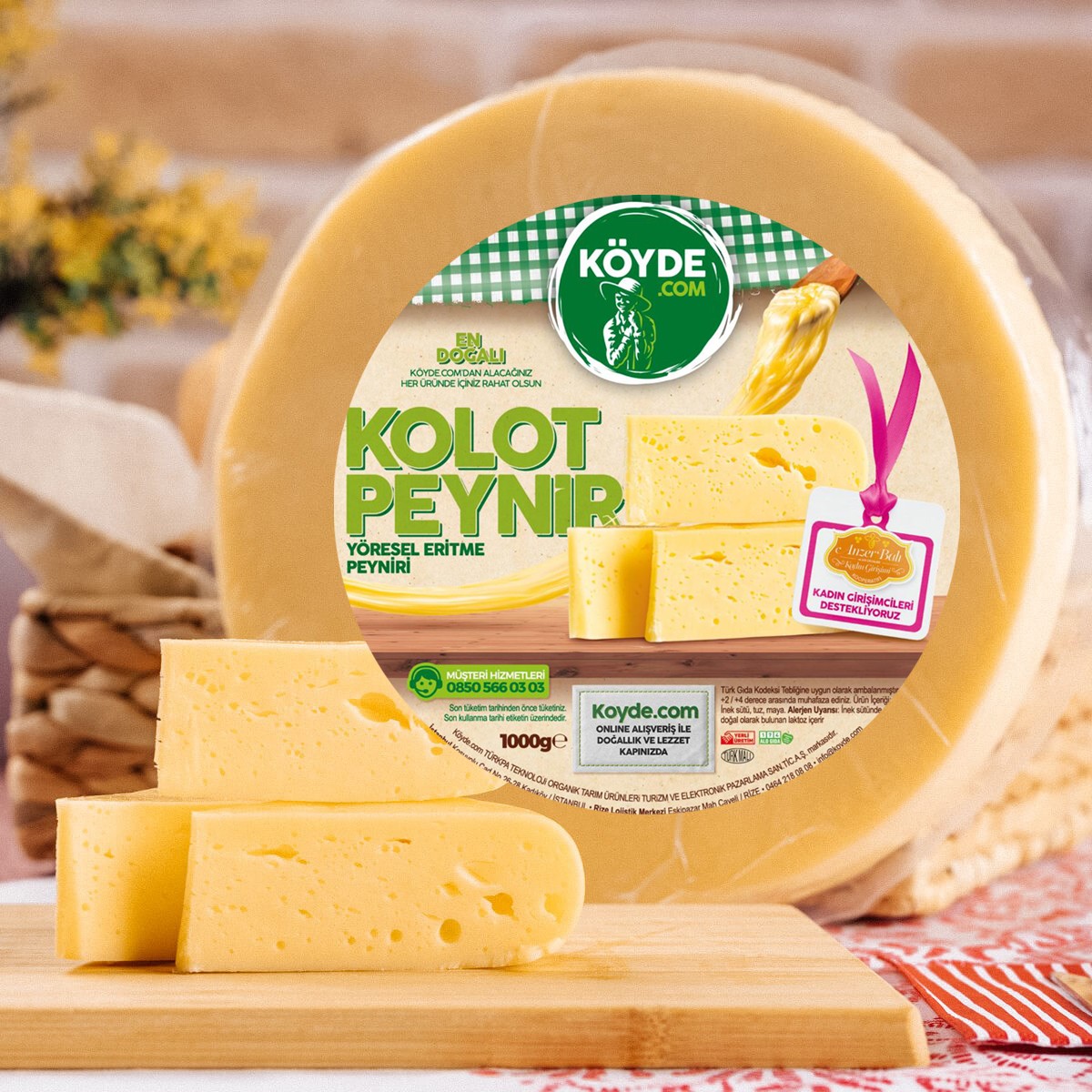 Köyde Gurme Kolot Peyniri 1Kg