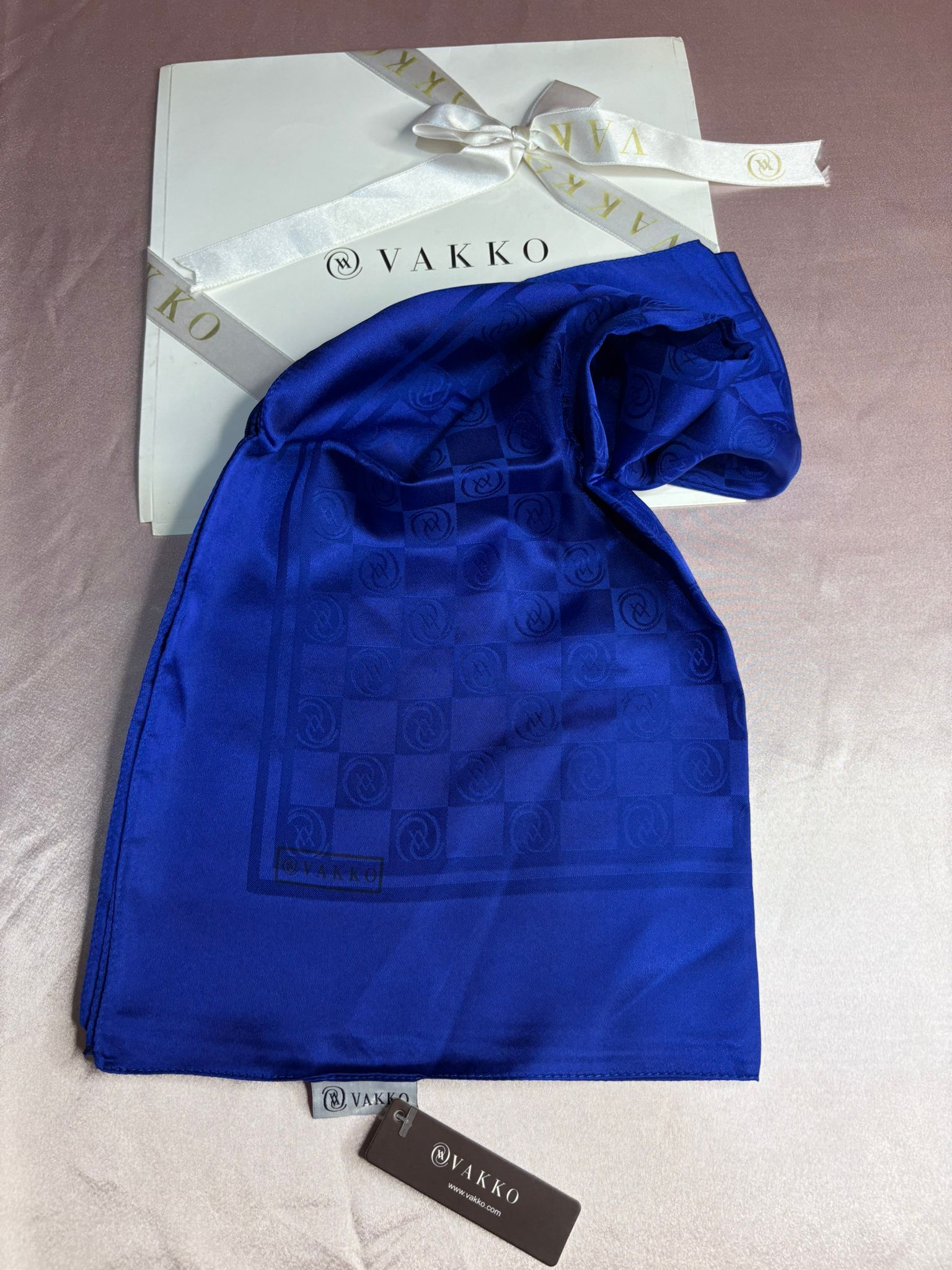 SAKS MAVİSİ EŞARP image