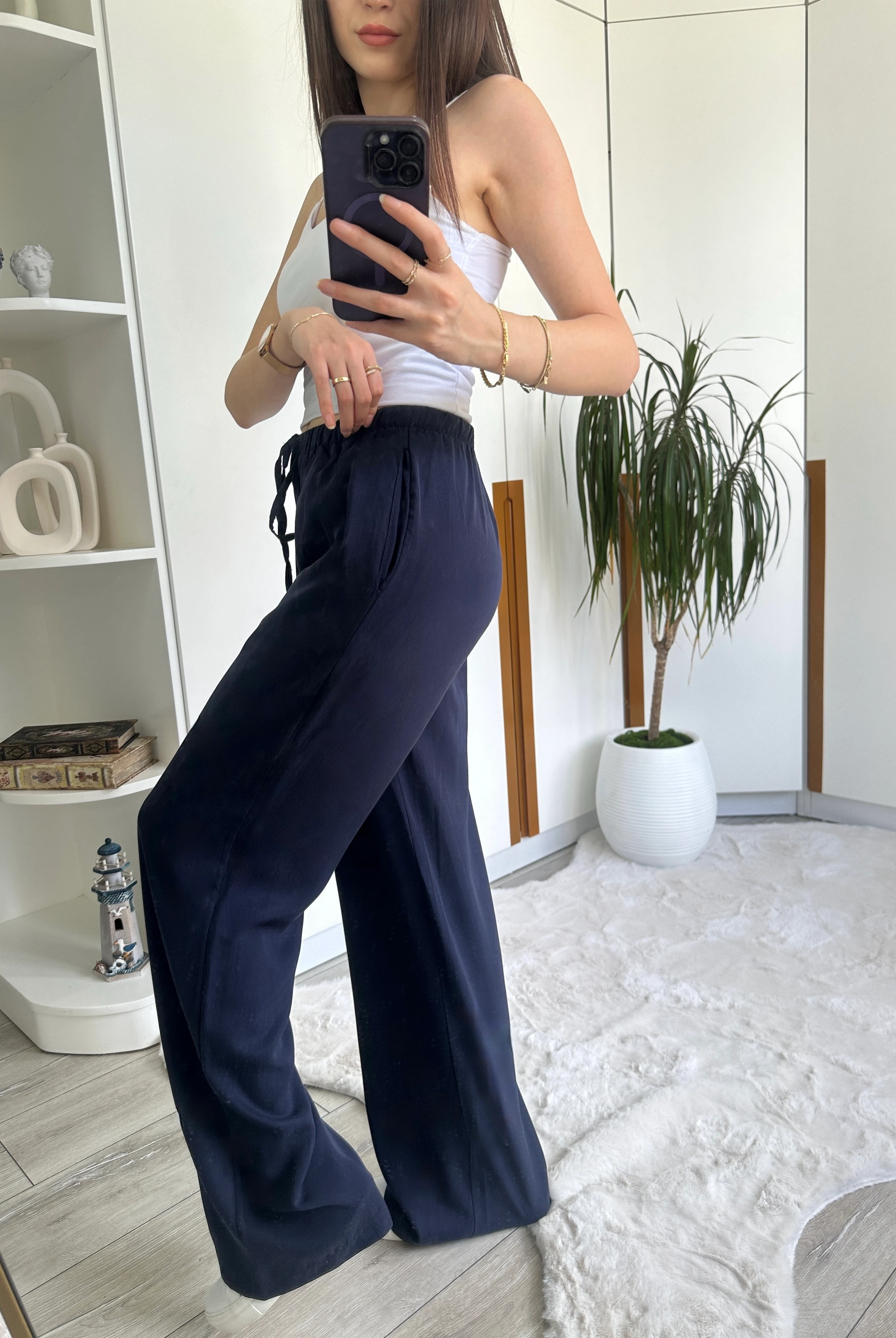 Salaş Pantolon - Lacivert